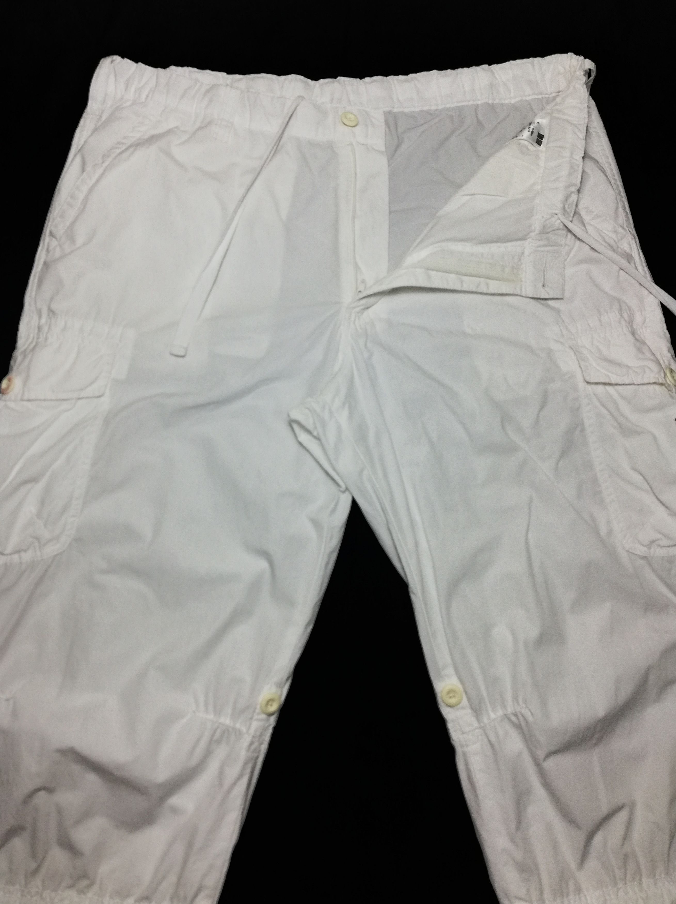 Japanese Brand × Uniqlo 🔥Japanese Brand Uniqlo Cargo White 3Q Uater Pants Cotton🔥 Size US 38 / EU 54 - 2 Thumbnail