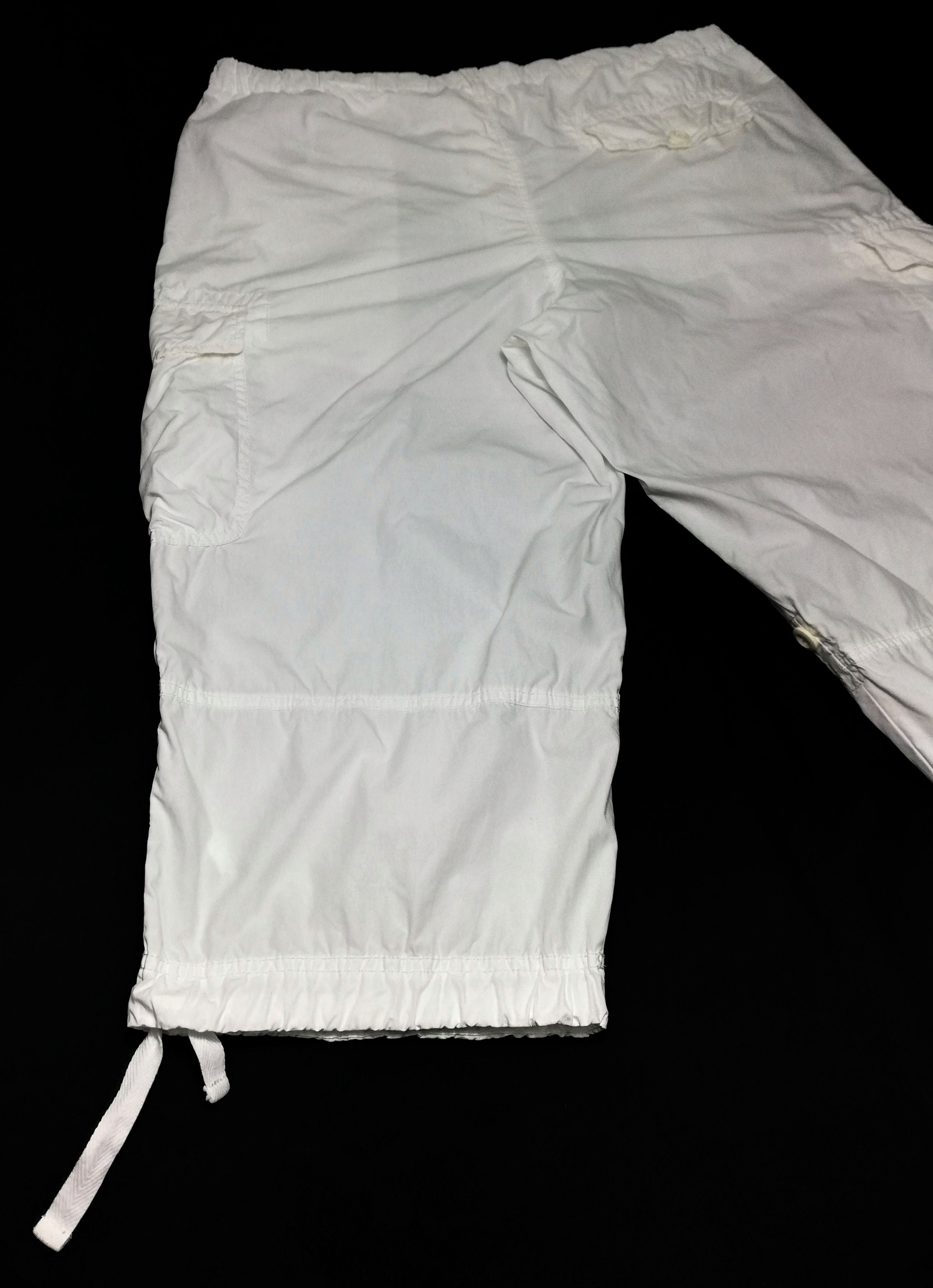 Japanese Brand × Uniqlo 🔥Japanese Brand Uniqlo Cargo White 3Q Uater Pants Cotton🔥 Size US 38 / EU 54 - 15 Thumbnail