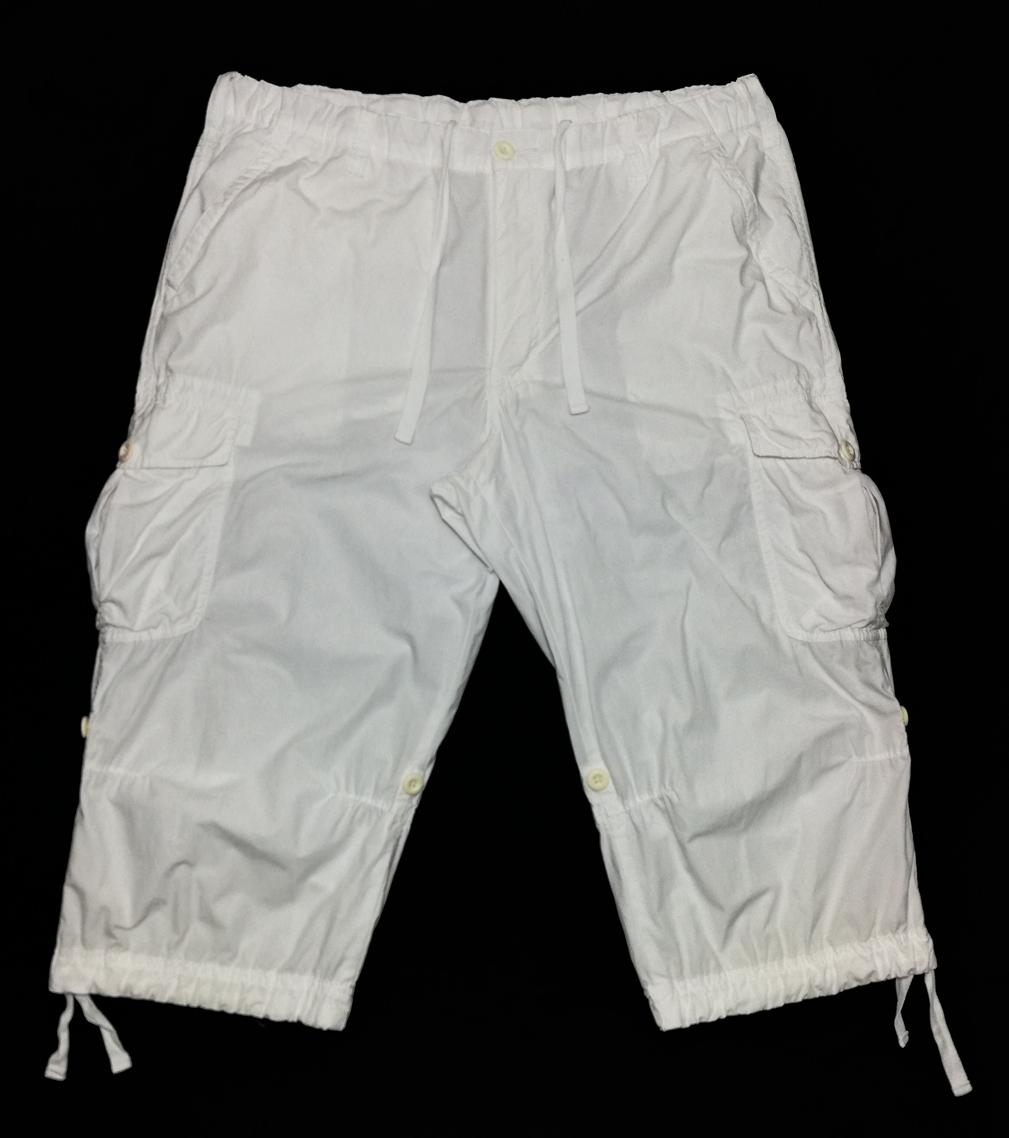 Japanese Brand × Uniqlo 🔥Japanese Brand Uniqlo Cargo White 3Q Uater Pants Cotton🔥 Size US 38 / EU 54 - 3 Thumbnail