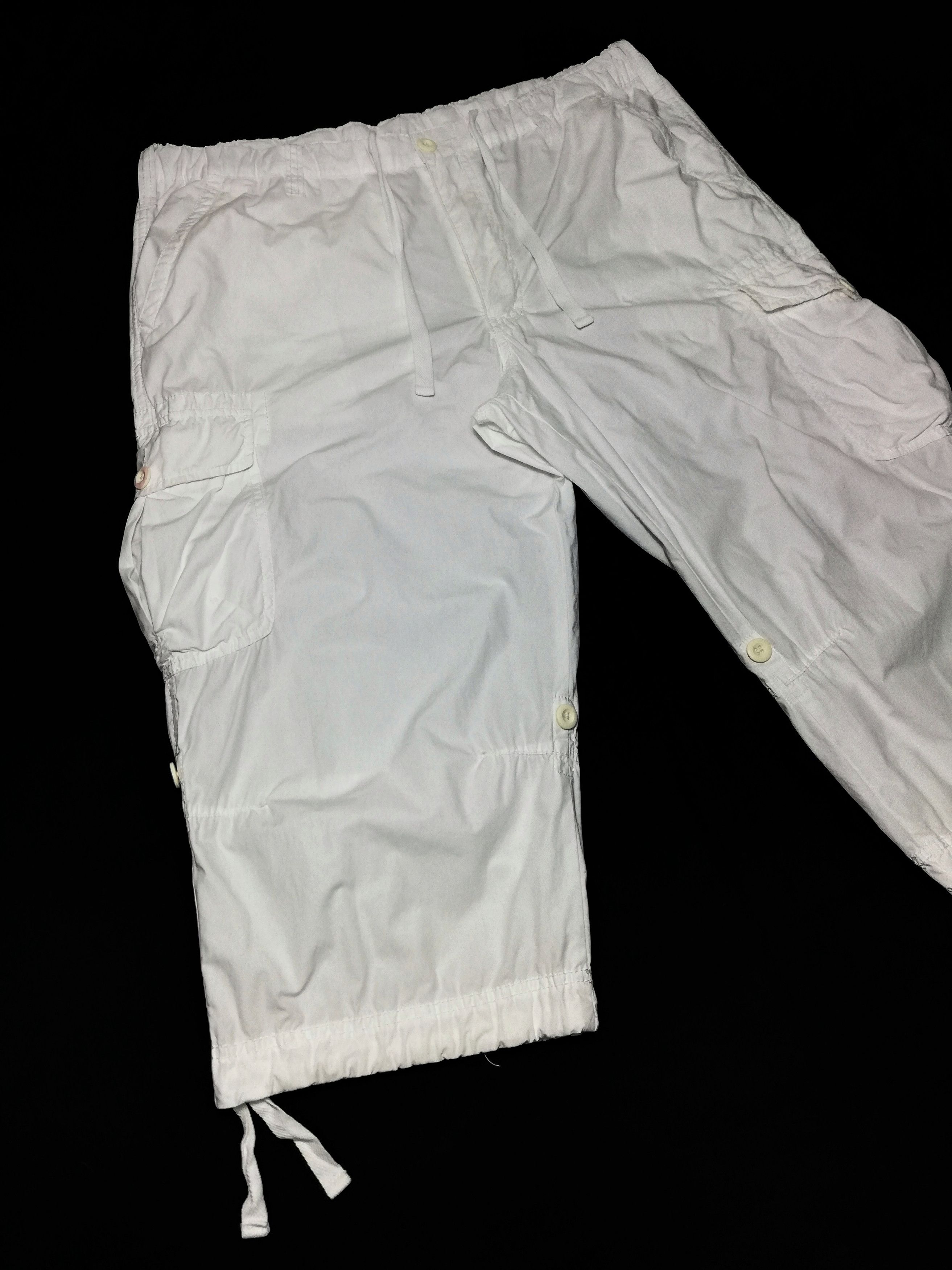 Japanese Brand × Uniqlo 🔥Japanese Brand Uniqlo Cargo White 3Q Uater Pants Cotton🔥 Size US 38 / EU 54 - 4 Thumbnail