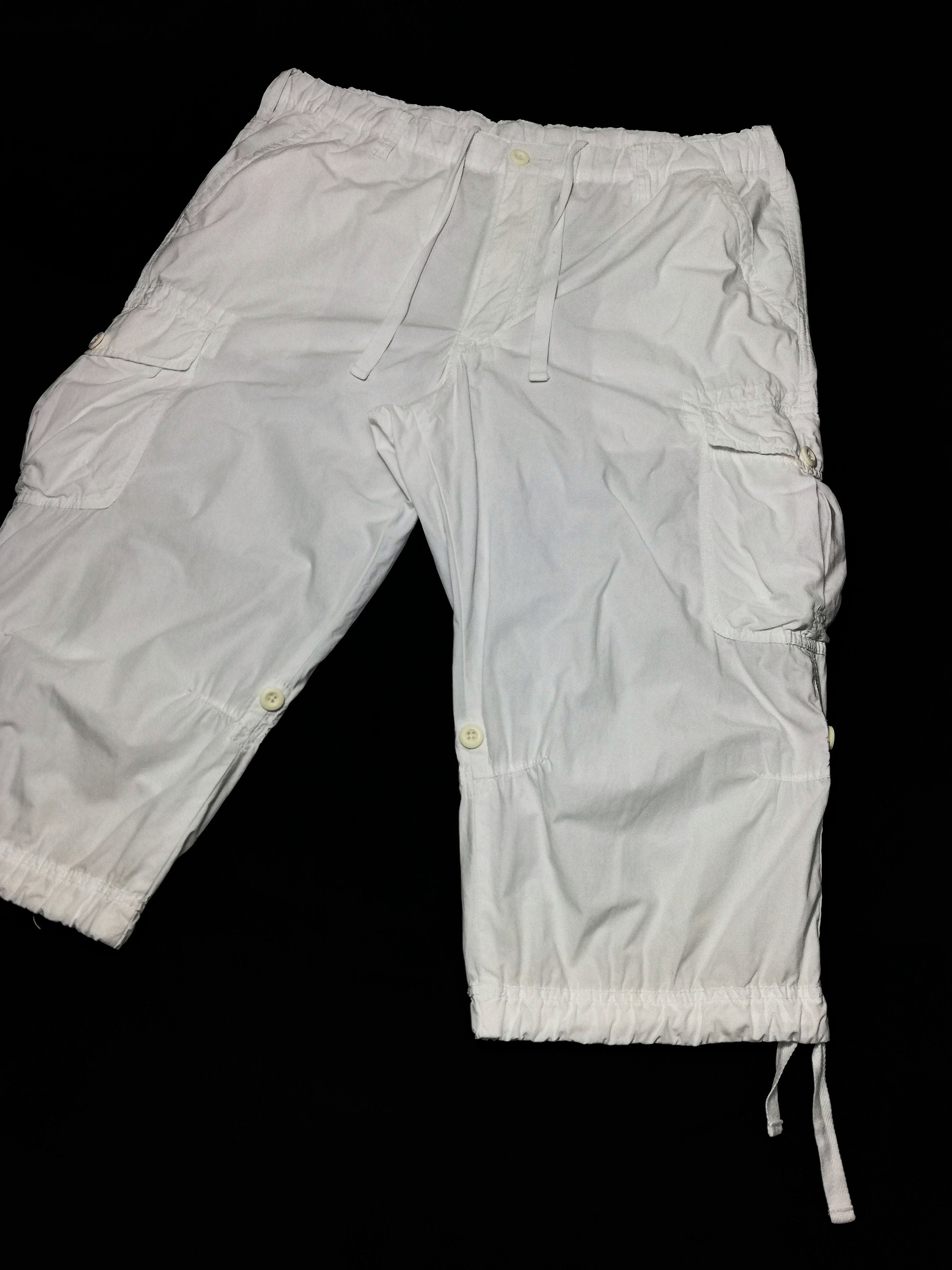 Japanese Brand × Uniqlo 🔥Japanese Brand Uniqlo Cargo White 3Q Uater Pants Cotton🔥 Size US 38 / EU 54 - 5 Thumbnail