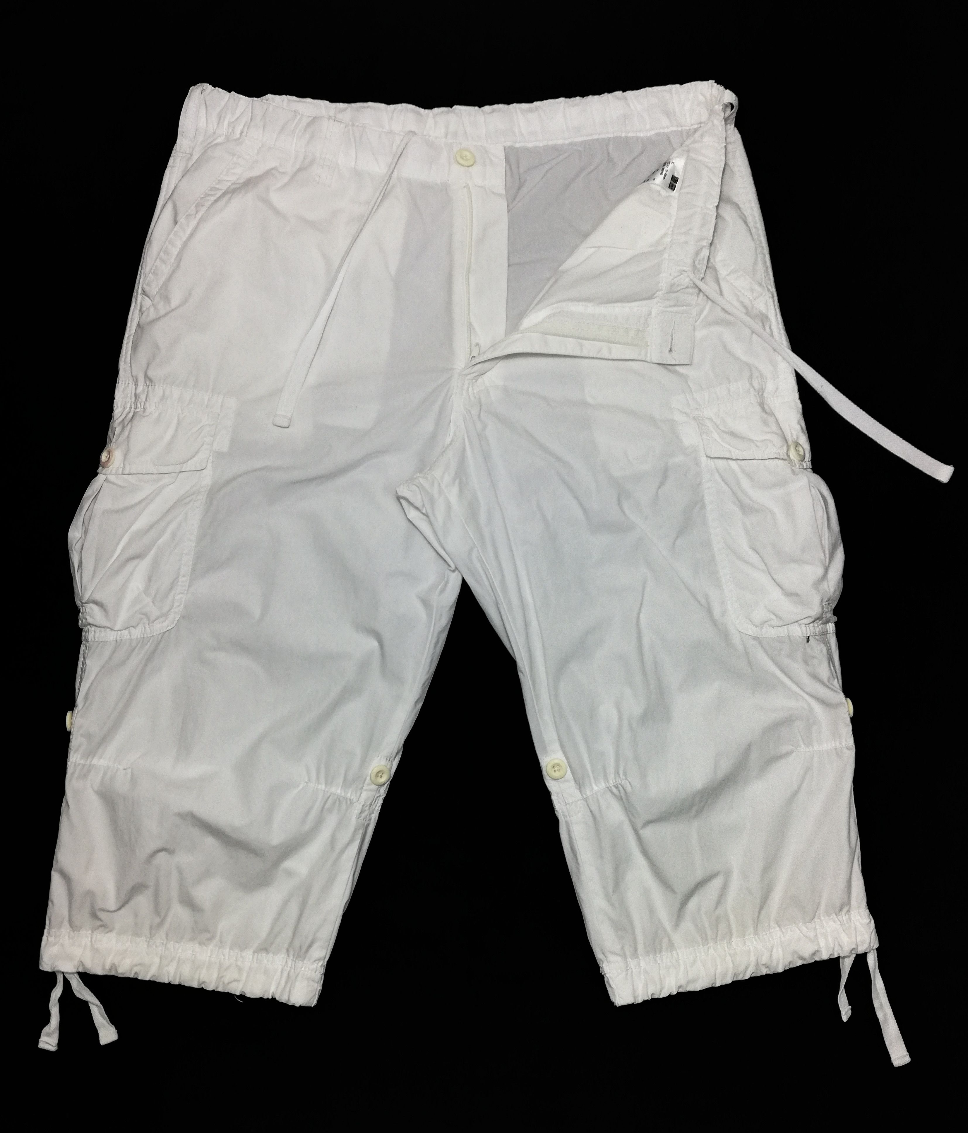 Japanese Brand × Uniqlo 🔥Japanese Brand Uniqlo Cargo White 3Q Uater Pants Cotton🔥 Size US 38 / EU 54 - 1 Thumbnail