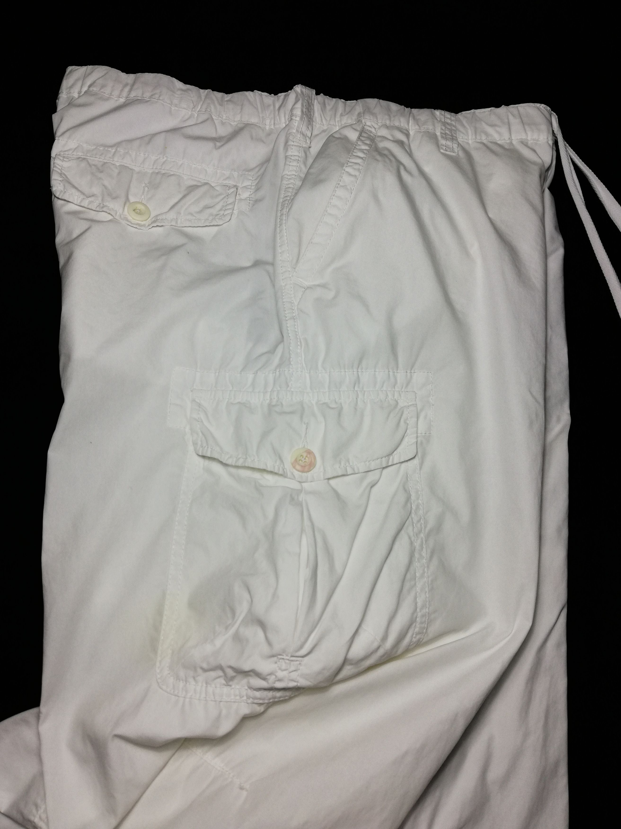Japanese Brand × Uniqlo 🔥Japanese Brand Uniqlo Cargo White 3Q Uater Pants Cotton🔥 Size US 38 / EU 54 - 10 Thumbnail