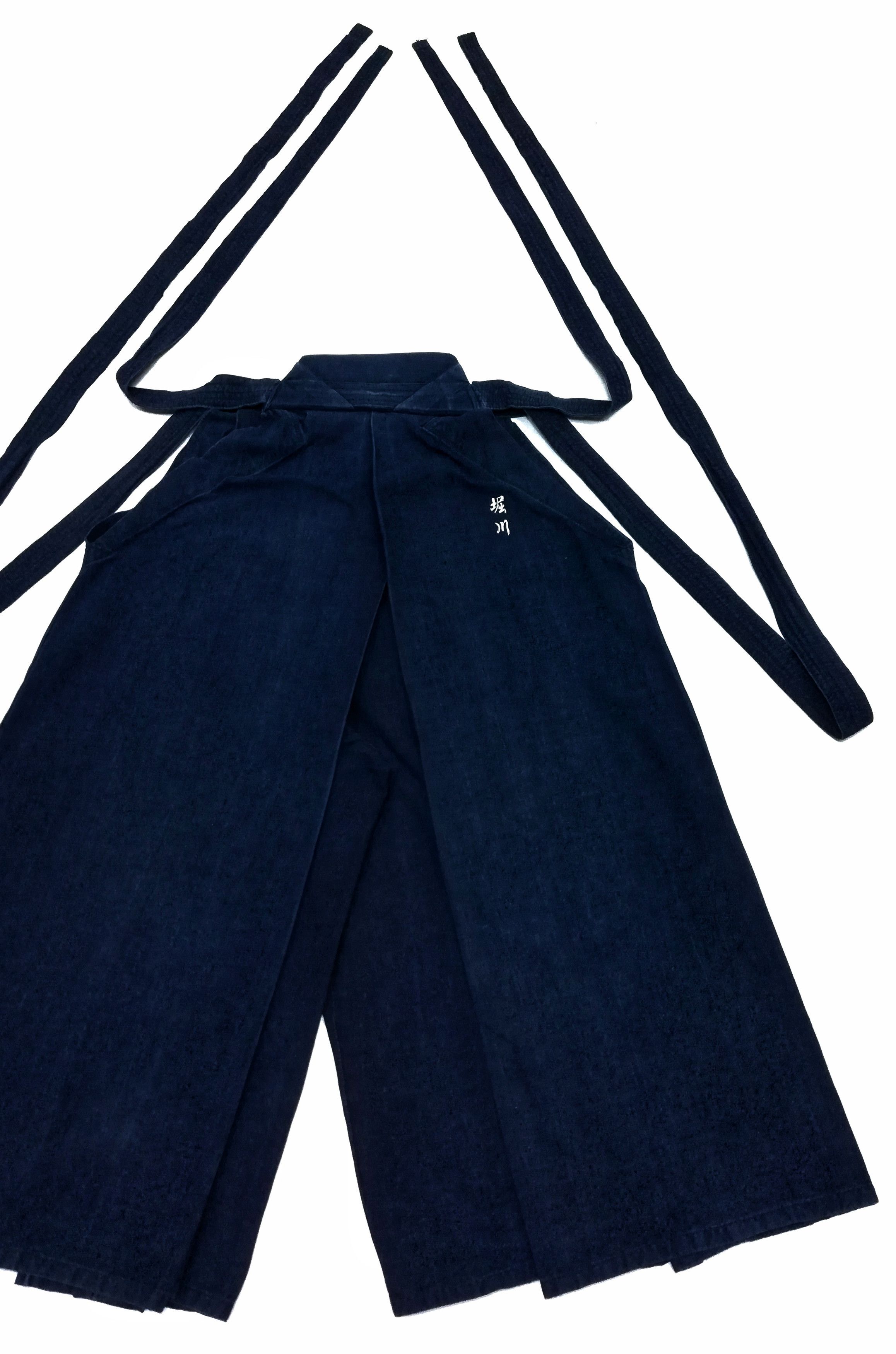 Indigo × Japanese Brand 🔥Japanese Traditional Kimono Hakama Wide Pants/Monpe Pants Size US 33 - 3 Thumbnail
