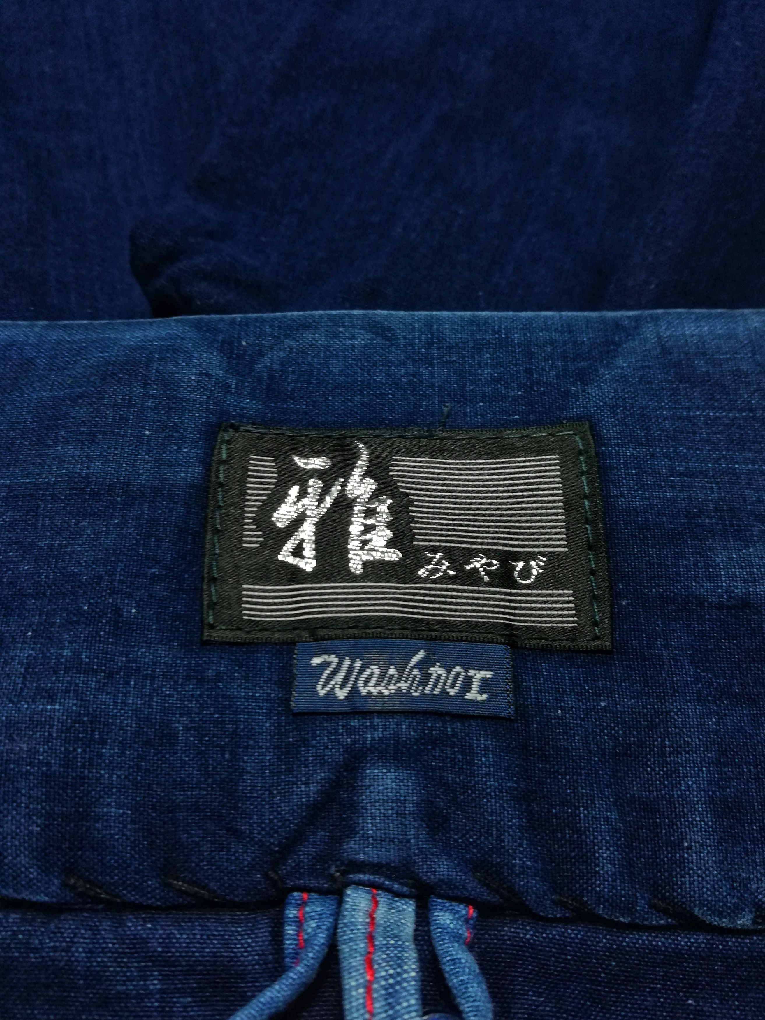 Indigo × Japanese Brand 🔥Japanese Traditional Kimono Hakama Wide Pants/Monpe Pants Size US 33 - 11 Thumbnail
