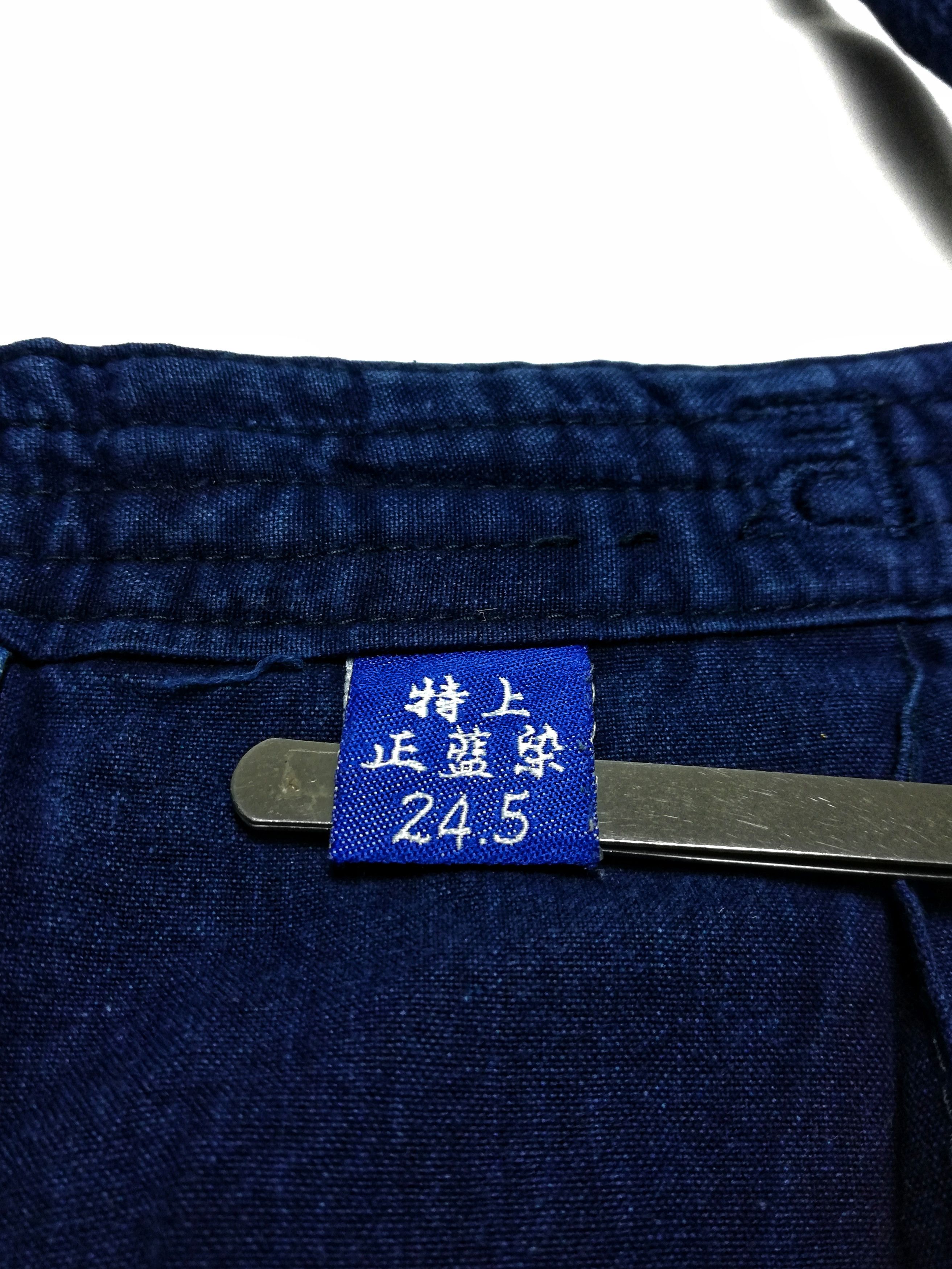Indigo × Japanese Brand 🔥Japanese Traditional Kimono Hakama Wide Pants/Monpe Pants Size US 33 - 12 Thumbnail
