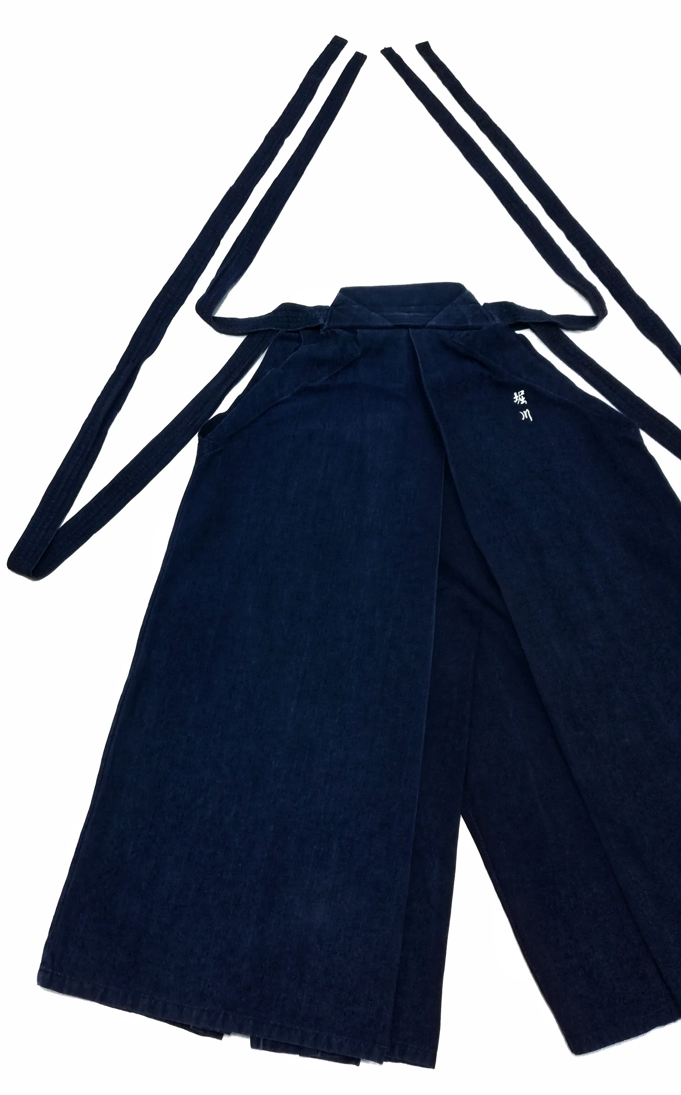 Indigo × Japanese Brand 🔥Japanese Traditional Kimono Hakama Wide Pants/Monpe Pants Size US 33 - 2 Thumbnail