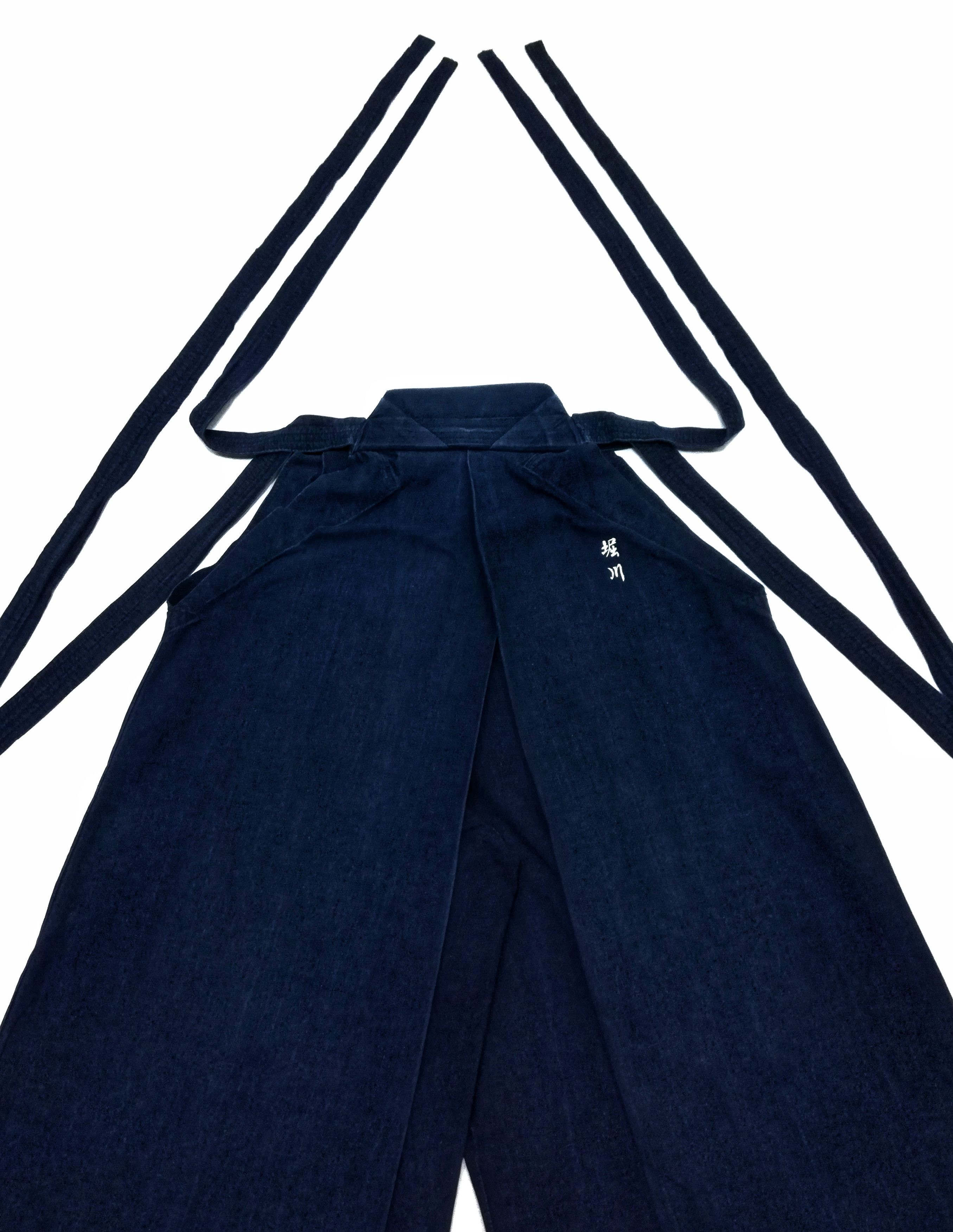 Indigo × Japanese Brand 🔥Japanese Traditional Kimono Hakama Wide Pants/Monpe Pants Size US 33 - 4 Thumbnail
