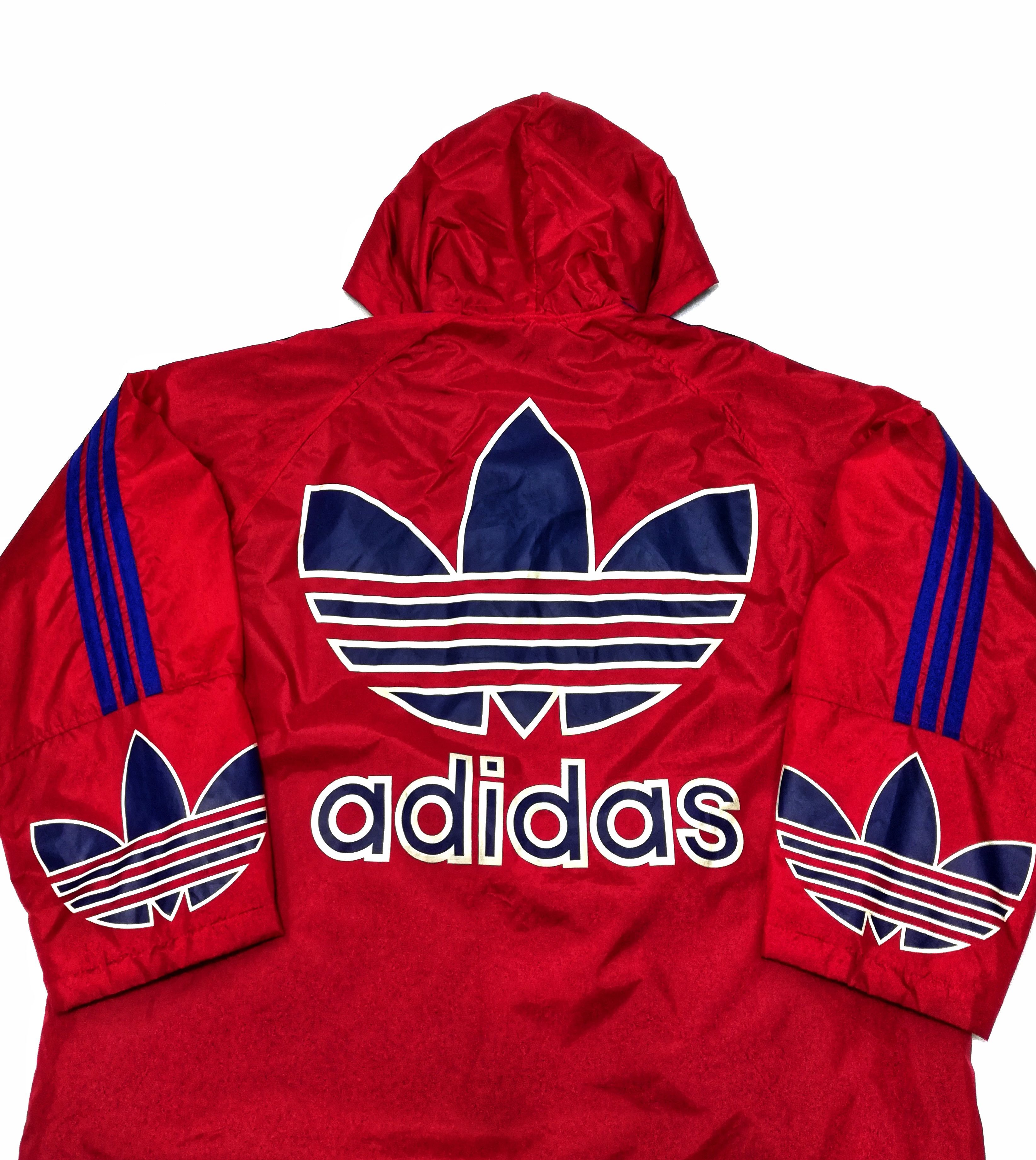 Adidas × RUN DMC 🔥90's Adidas Big Logo Shearling Lined Oversized Parka Size US M / EU 48-50 / 2 - 12 Thumbnail