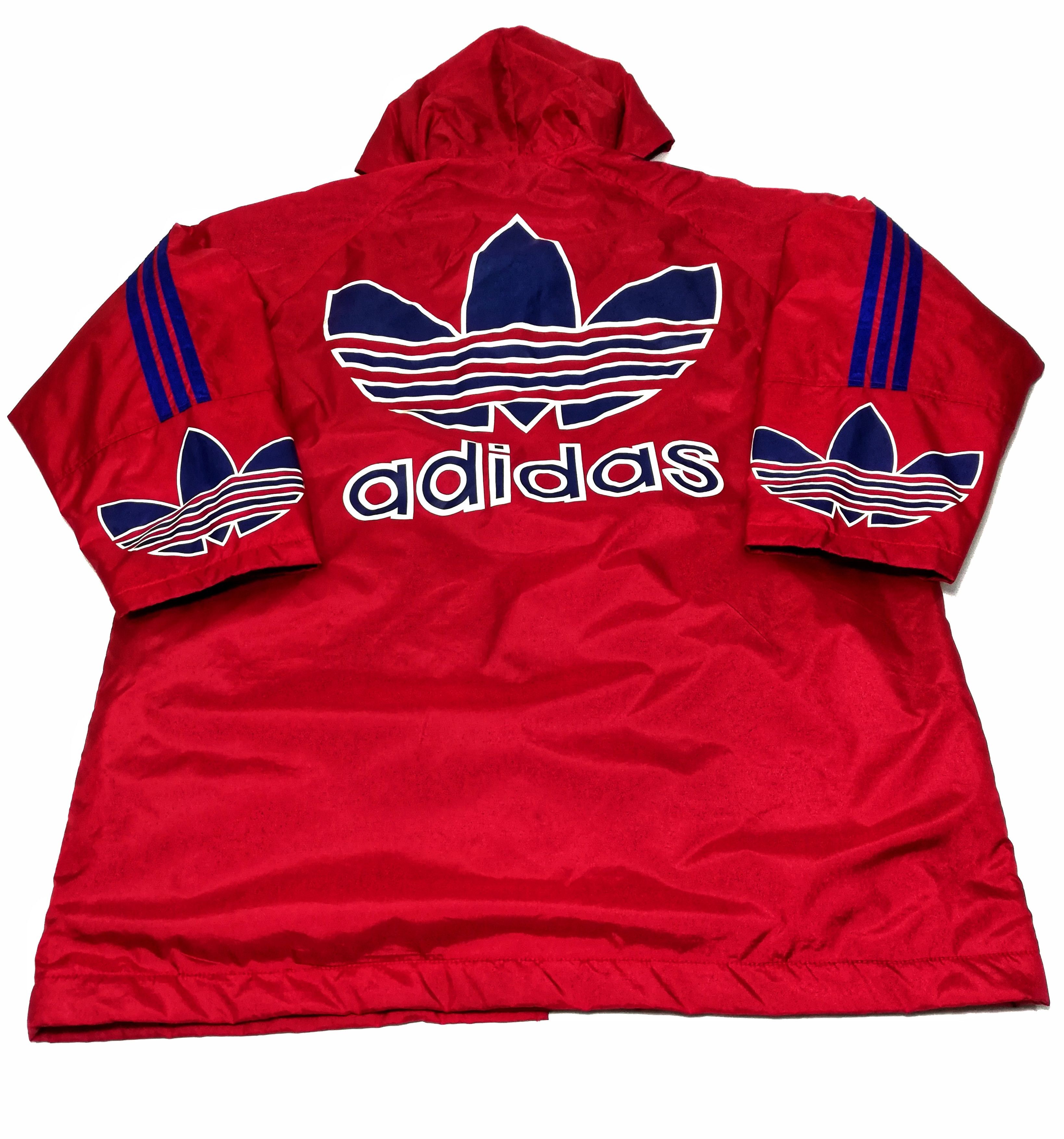 Adidas × RUN DMC 🔥90's Adidas Big Logo Shearling Lined Oversized Parka Size US M / EU 48-50 / 2 - 13 Thumbnail