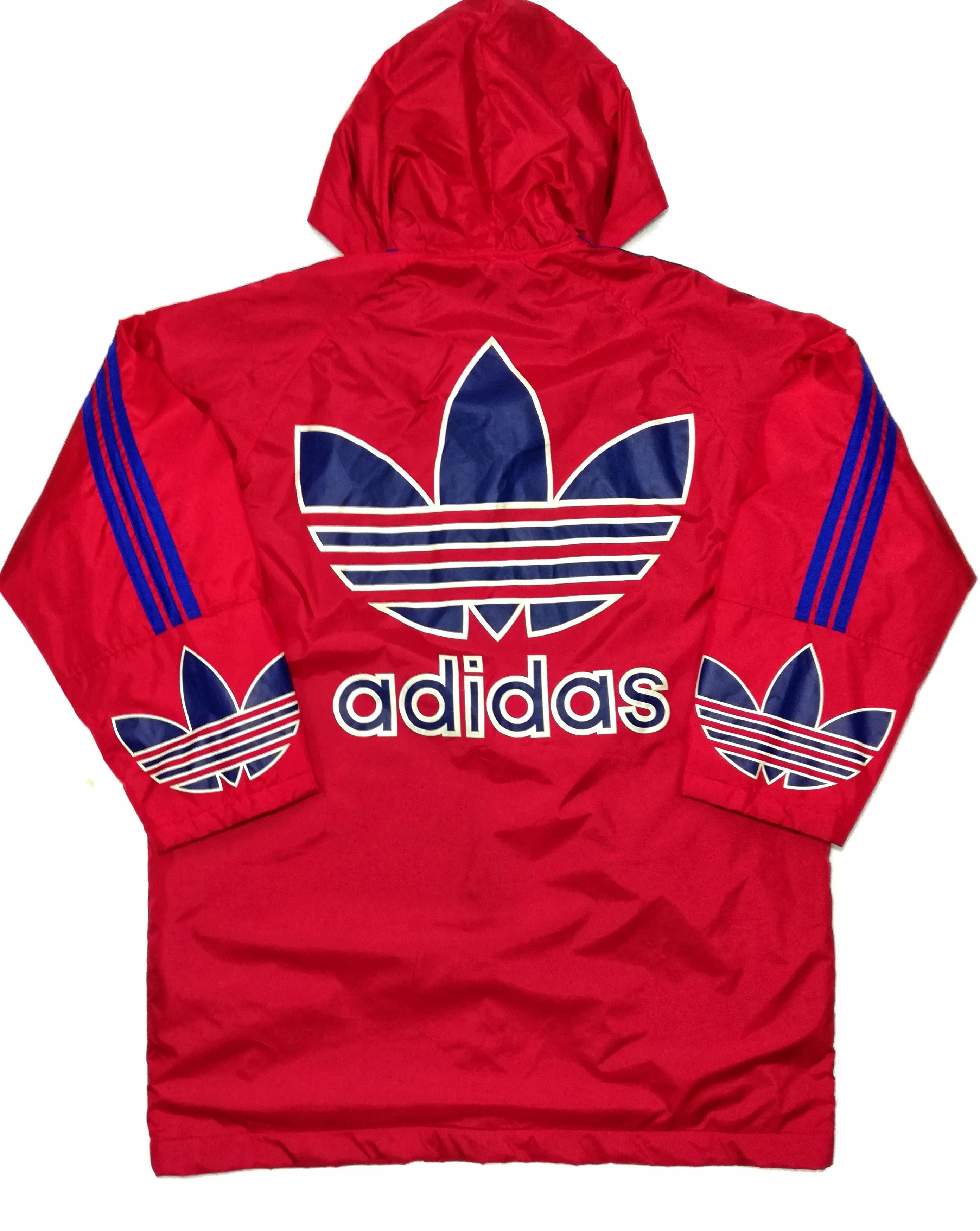 Adidas × RUN DMC 🔥90's Adidas Big Logo Shearling Lined Oversized Parka Size US M / EU 48-50 / 2 - 1 Thumbnail