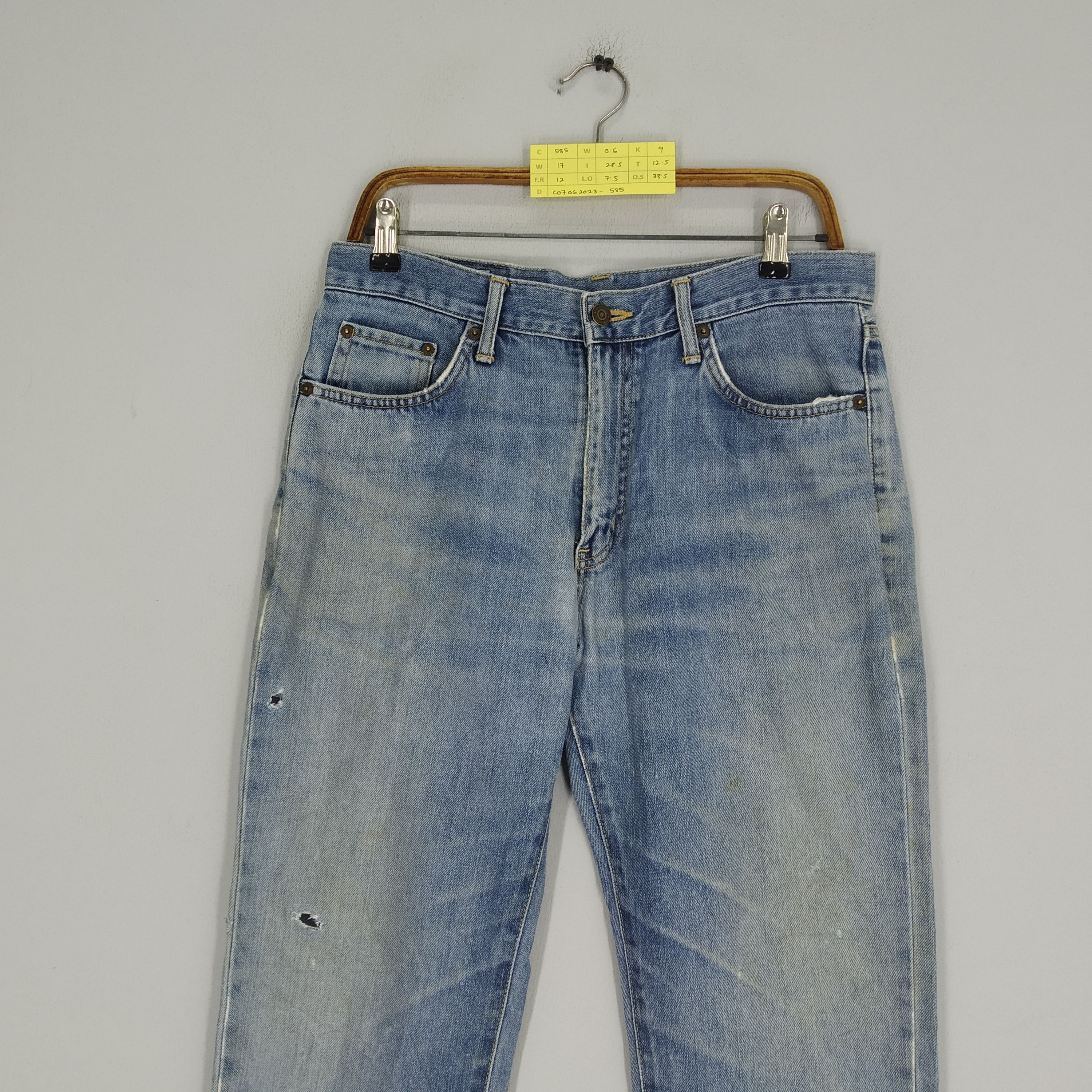 Edwin Vintage 90s Edwin Japan Faded Blue Jeans Edwin Denim Jeans Size US 34 / EU 50 - 3 Thumbnail