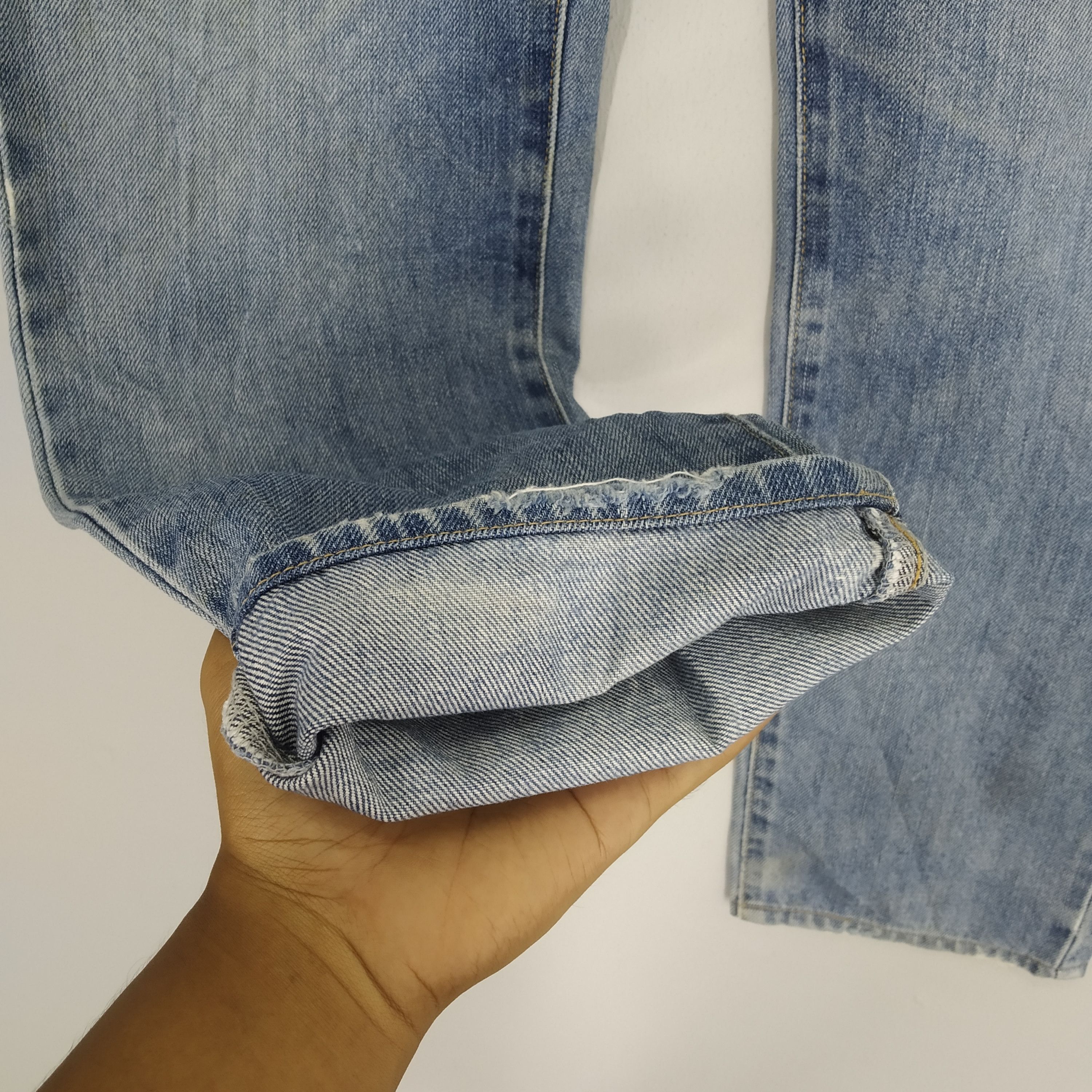 Edwin Vintage 90s Edwin Japan Faded Blue Jeans Edwin Denim Jeans Size US 34 / EU 50 - 9 Thumbnail