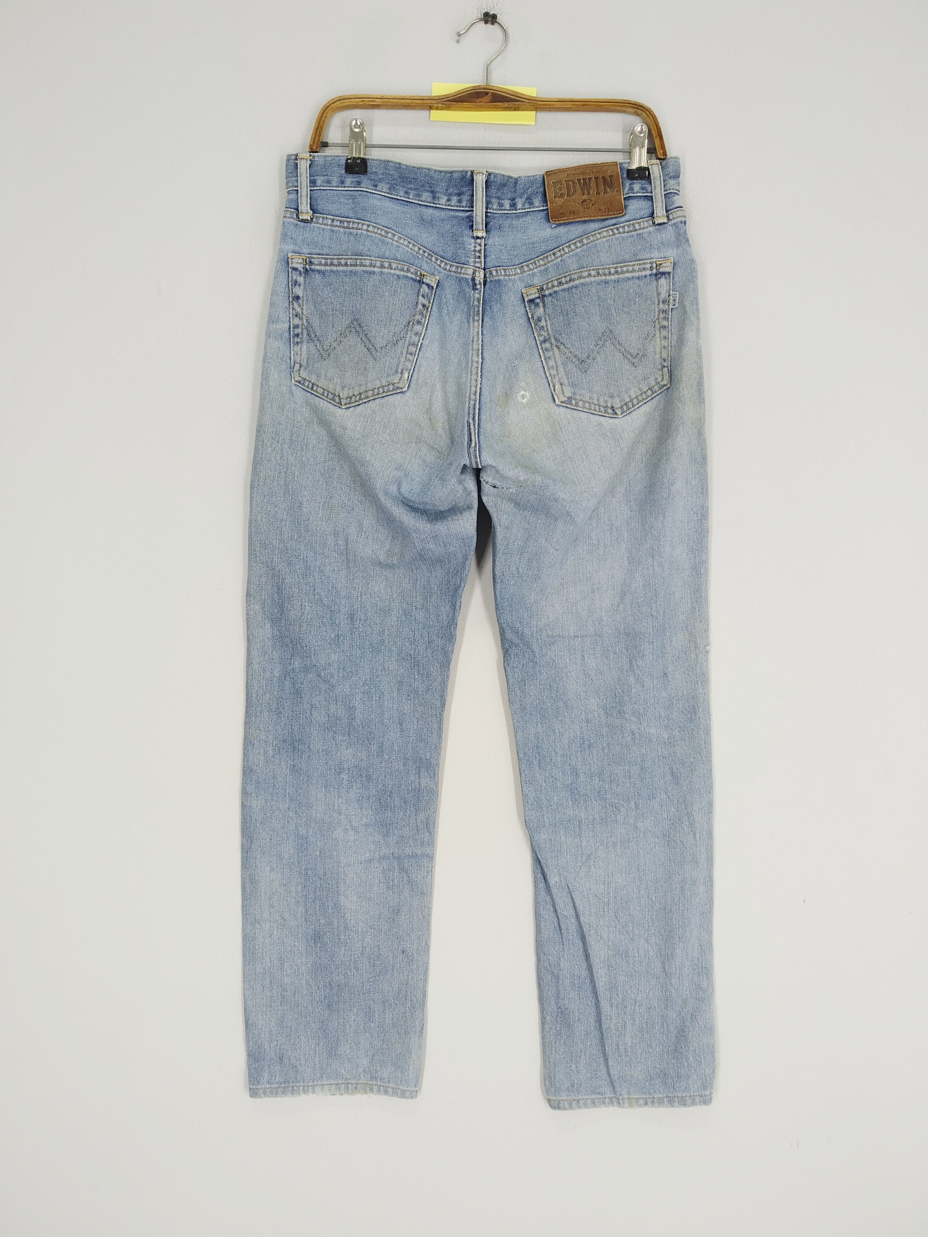 Edwin Vintage 90s Edwin Japan Faded Blue Jeans Edwin Denim Jeans Size US 34 / EU 50 - 2 Thumbnail