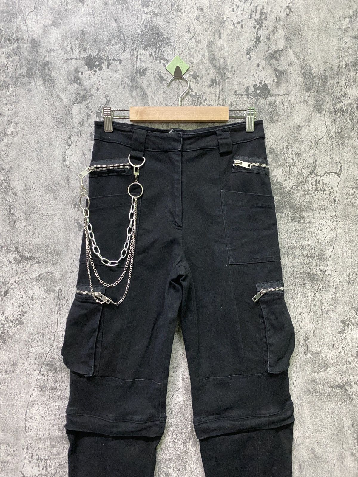 I.AM.GIA I.AM.GIA Multipocket Cargo Zipper Back Ankle Punk Style Pant Size 26" / US 2 / IT 38 - 3 Thumbnail