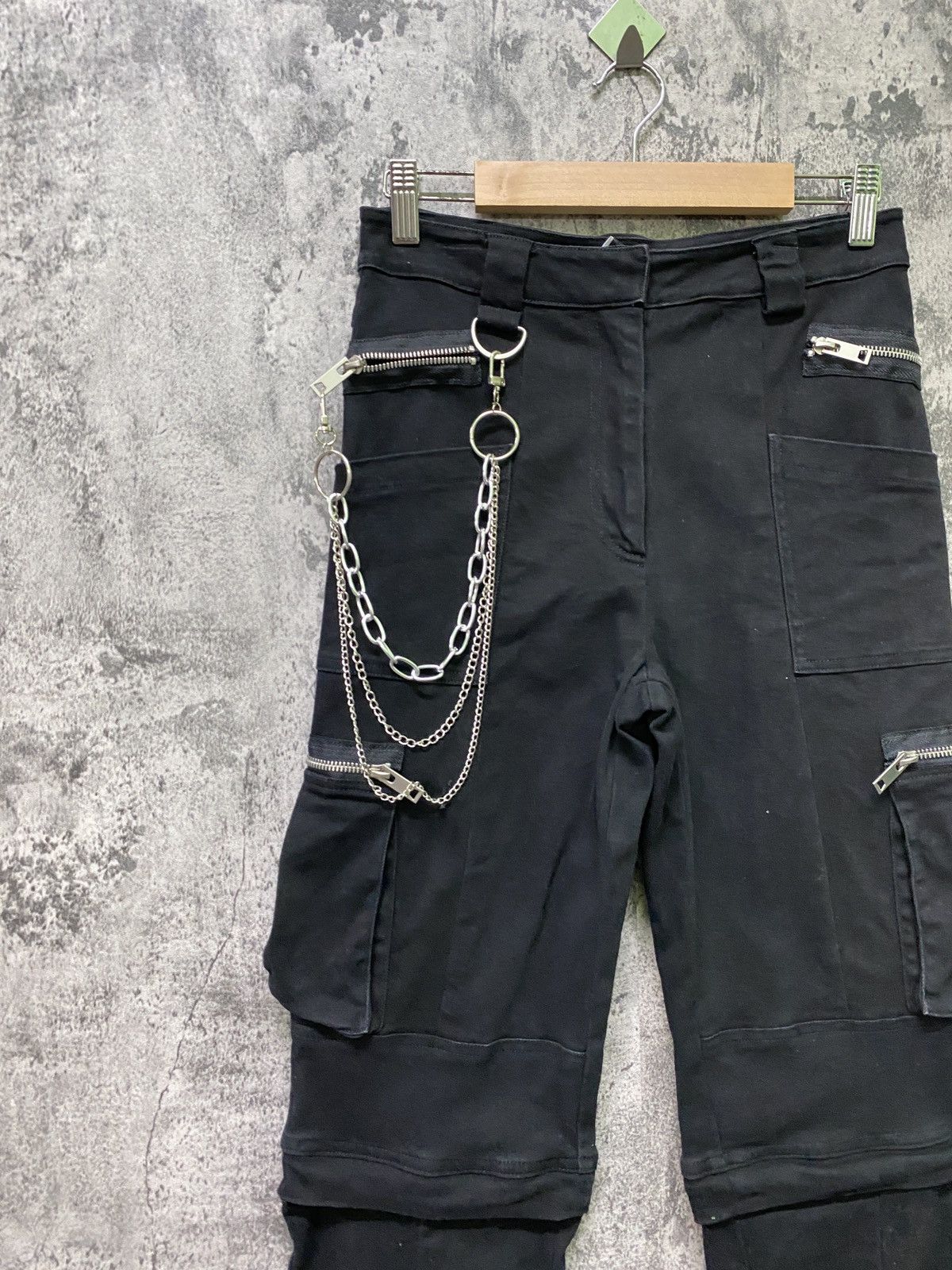 I.AM.GIA I.AM.GIA Multipocket Cargo Zipper Back Ankle Punk Style Pant Size 26" / US 2 / IT 38 - 4 Thumbnail