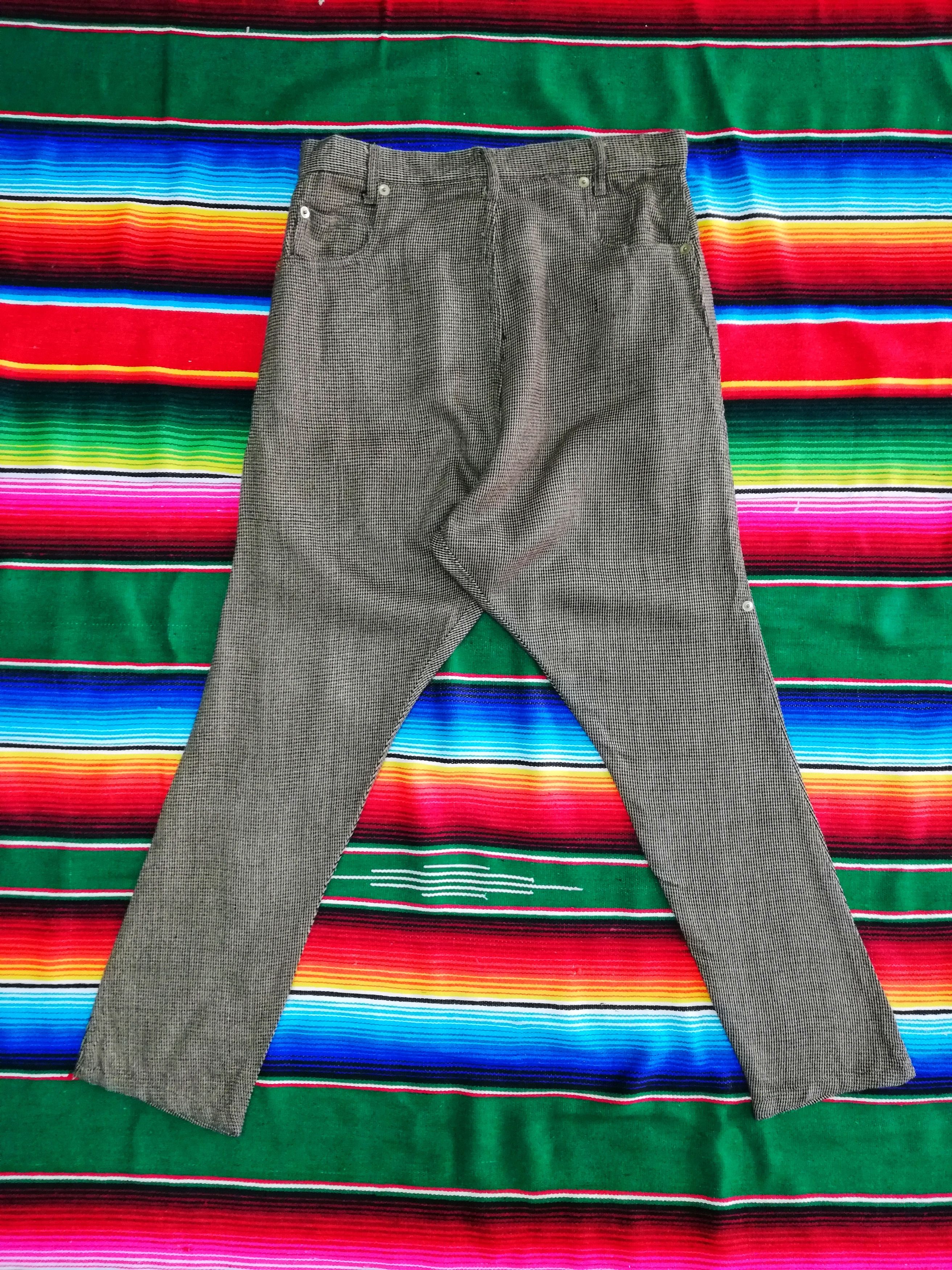 Issey Miyake × mercibeaucoup 🔥Mercibeaucop Line Drop Crotch Tartan Acrylic Blend🔥 Size US 34 / EU 50 - 13 Thumbnail