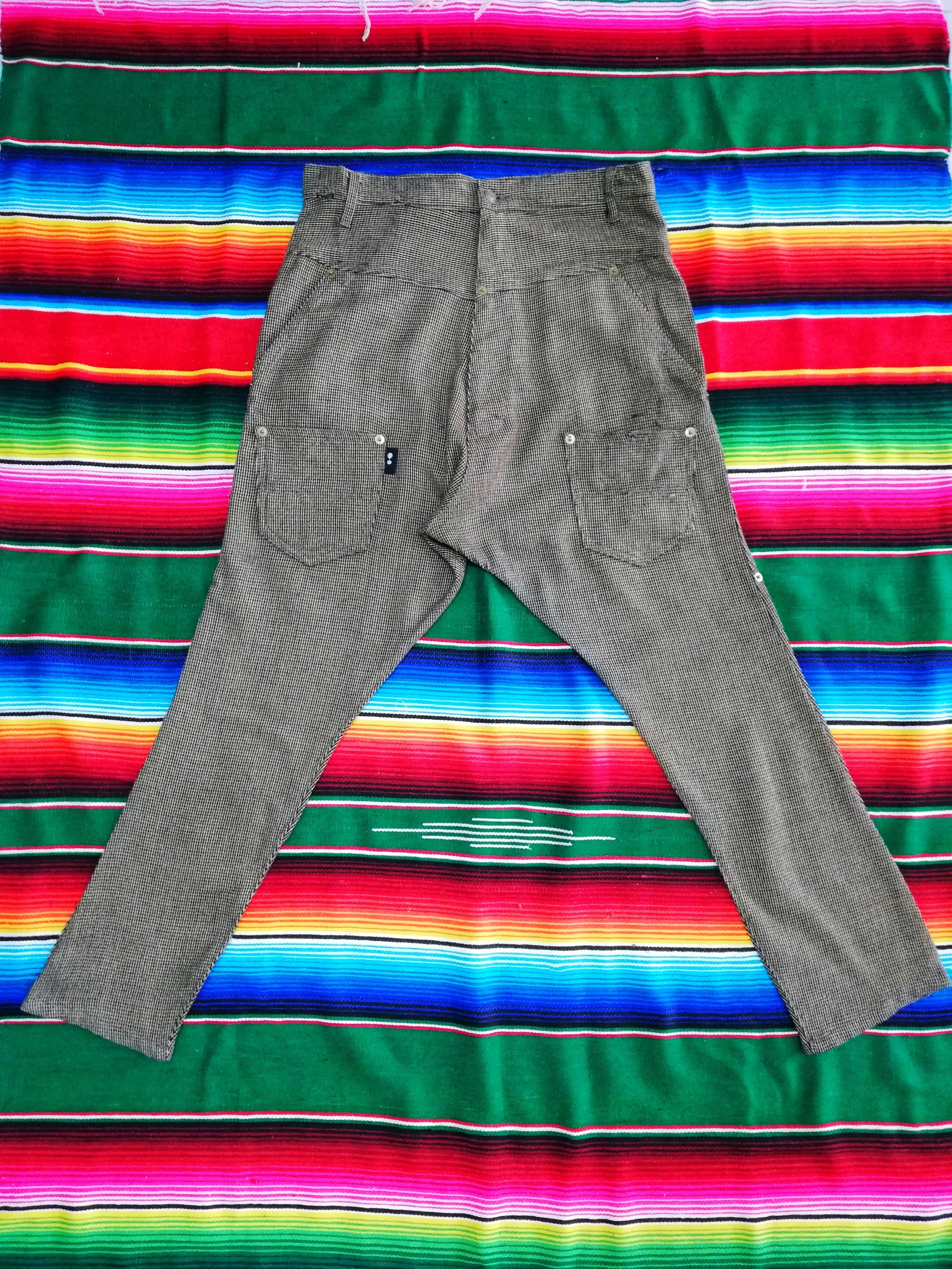 Issey Miyake × mercibeaucoup 🔥Mercibeaucop Line Drop Crotch Tartan Acrylic Blend🔥 Size US 34 / EU 50 - 2 Thumbnail