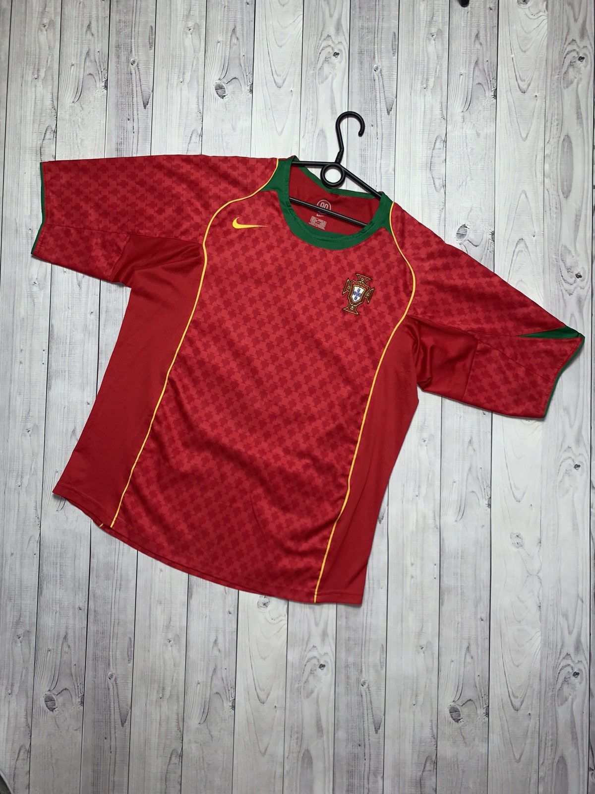 Nike × Vintage Vintage soccer jersey Portugal Nike total 90 size L Size US L / EU 52-54 / 3 - 1 Thumbnail
