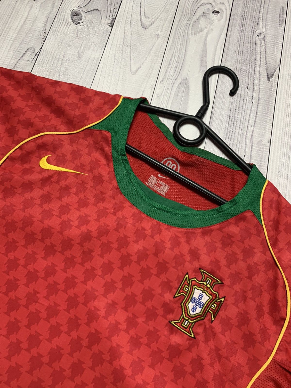 Nike × Vintage Vintage soccer jersey Portugal Nike total 90 size L Size US L / EU 52-54 / 3 - 3 Thumbnail