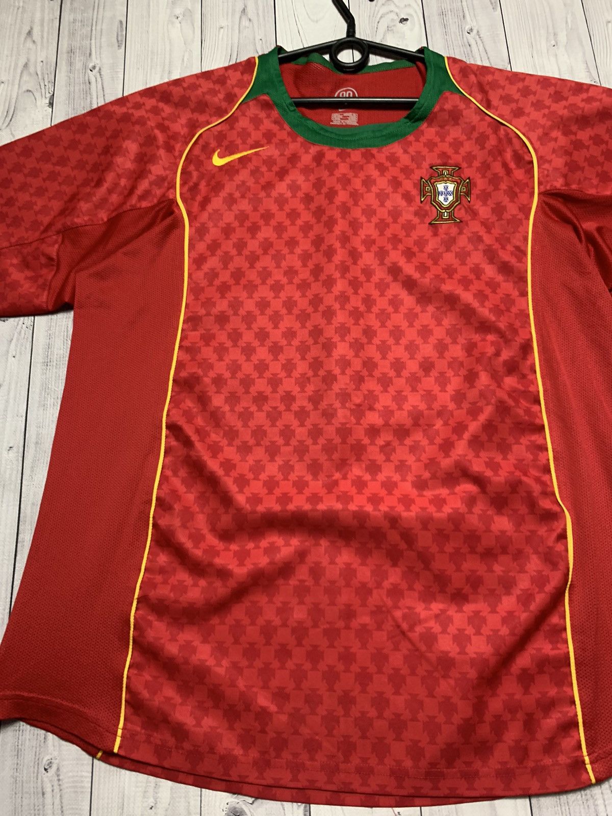Nike × Vintage Vintage soccer jersey Portugal Nike total 90 size L Size US L / EU 52-54 / 3 - 5 Thumbnail
