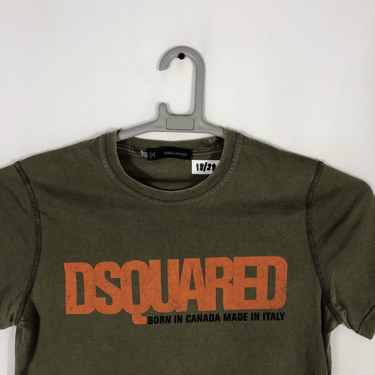 Dsquared2 Original Distressed Dsquared Big Spellout Tee Size US S / EU 44-46 / 1 - 2 Thumbnail