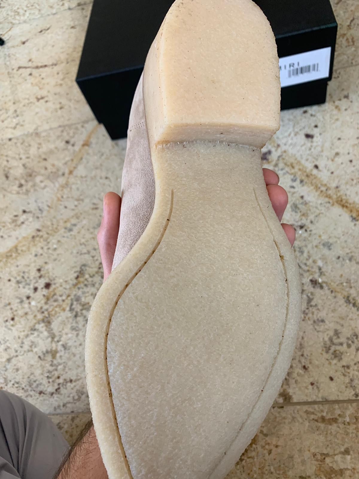 Amiri Suede Crepe Sole Boots in Tan Size US 7.5 / EU 40-41 - 10 Thumbnail