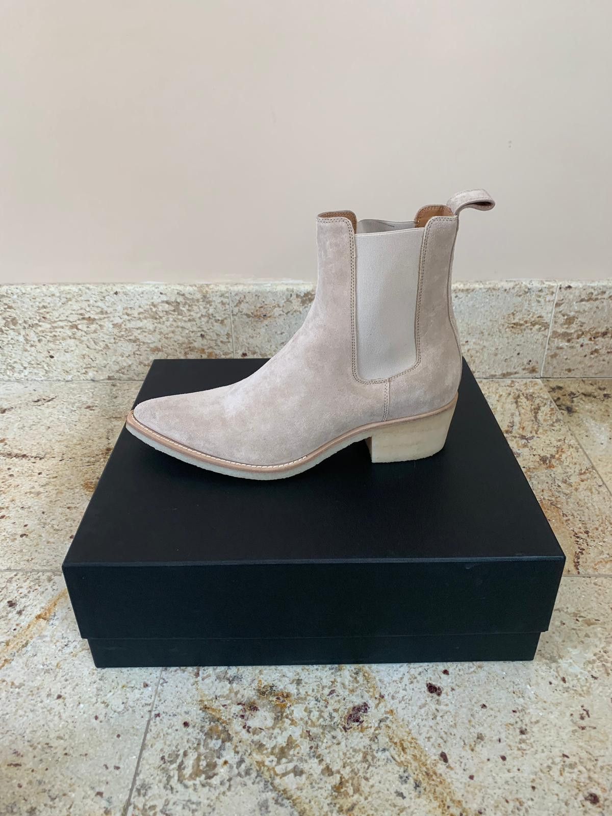 Amiri Suede Crepe Sole Boots in Tan Size US 7.5 / EU 40-41 - 17 Thumbnail