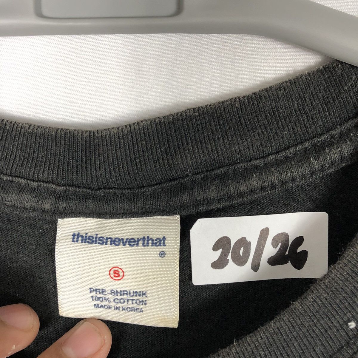 thisisneverthat Thiisneverthat This Is Never That OG Big Hit Spellout Tee Size US M / EU 48-50 / 2 - 12 Thumbnail