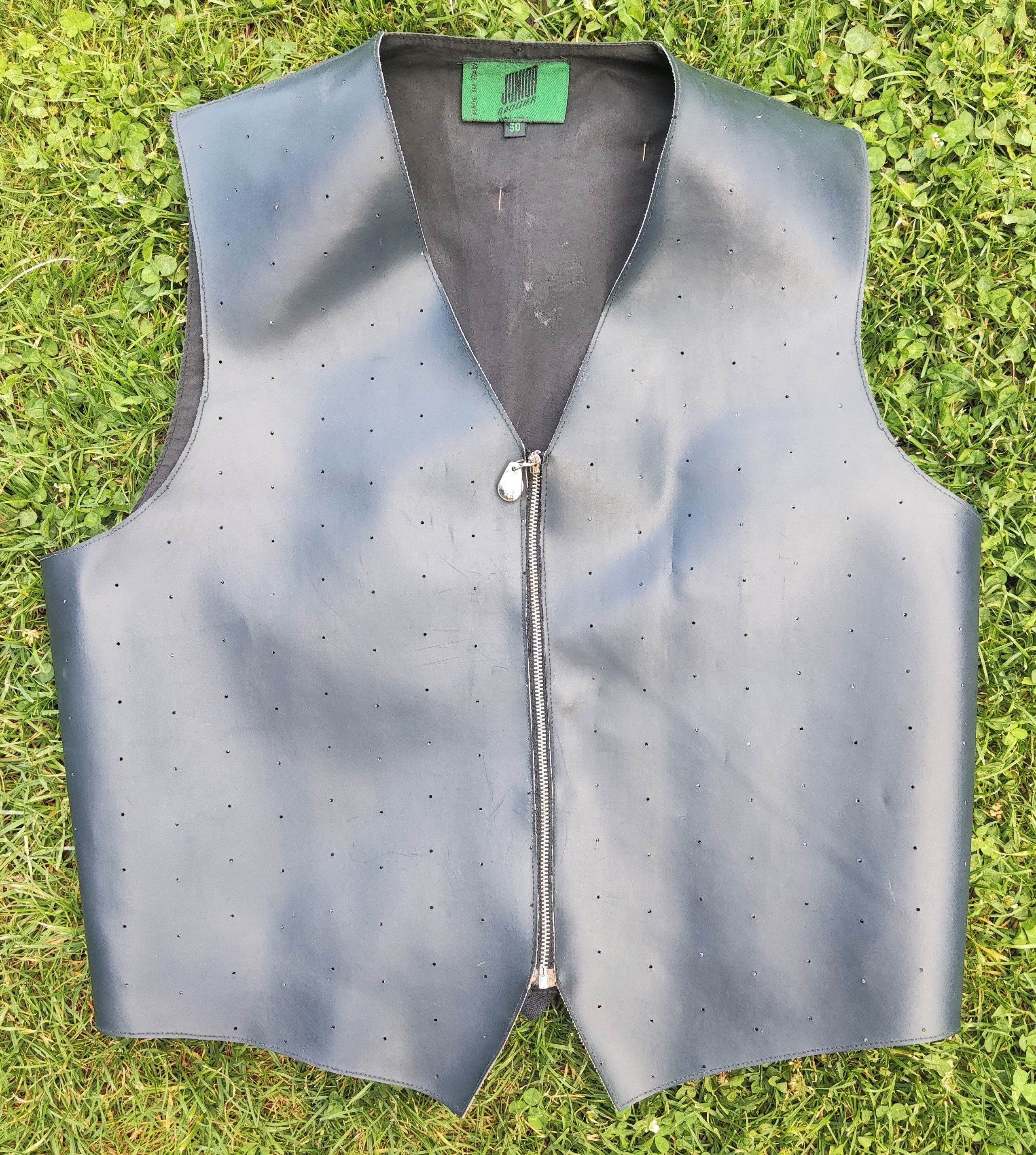 Jean Paul Gaultier Jean Paul Gaultier Demolition Leather Safety Pin Top Vest Size US M / EU 48-50 / 2 - 4 Thumbnail