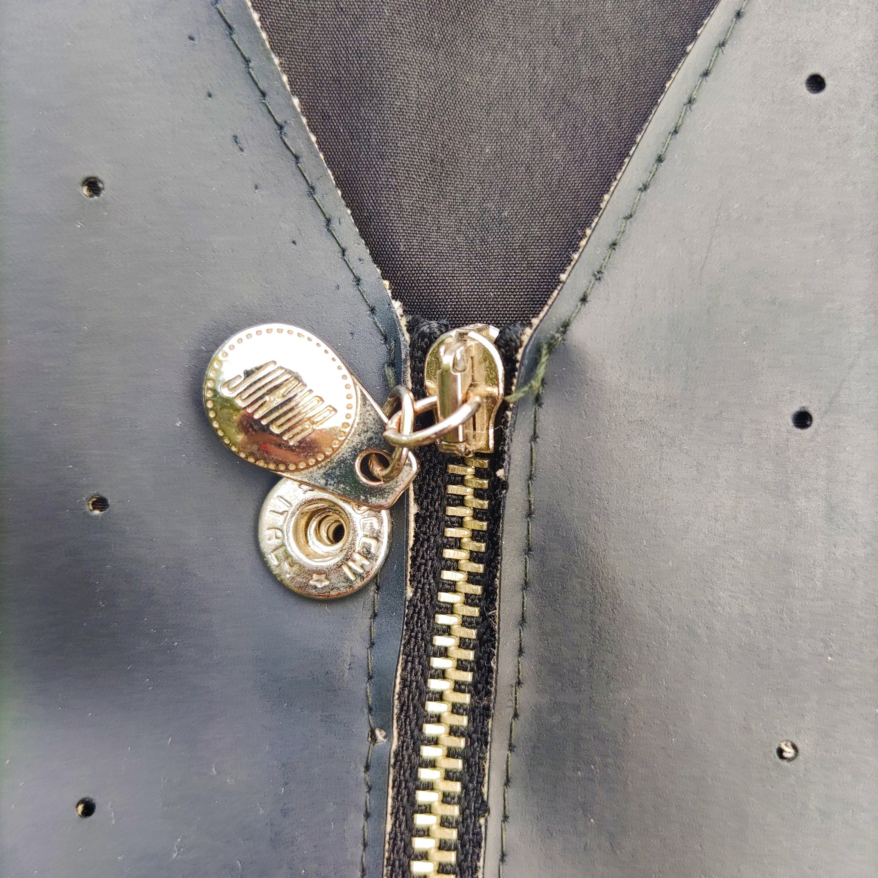 Jean Paul Gaultier Jean Paul Gaultier Demolition Leather Safety Pin Top Vest Size US M / EU 48-50 / 2 - 6 Thumbnail