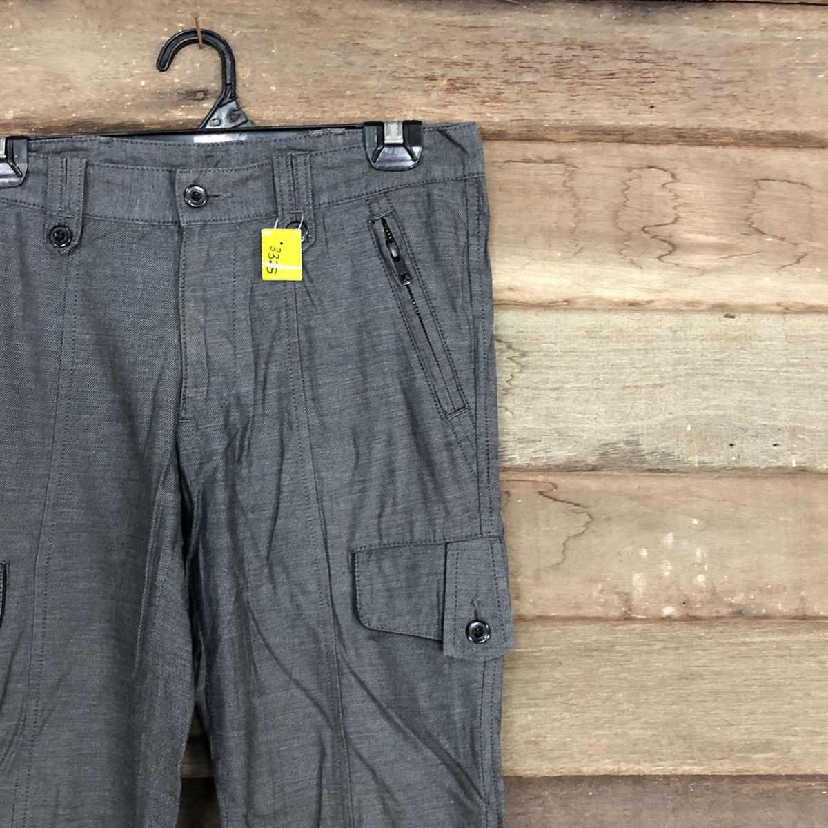 Japanese Brand High Street Grey Multipocket Cargo Pants #3325 Size US 29 - 5 Thumbnail