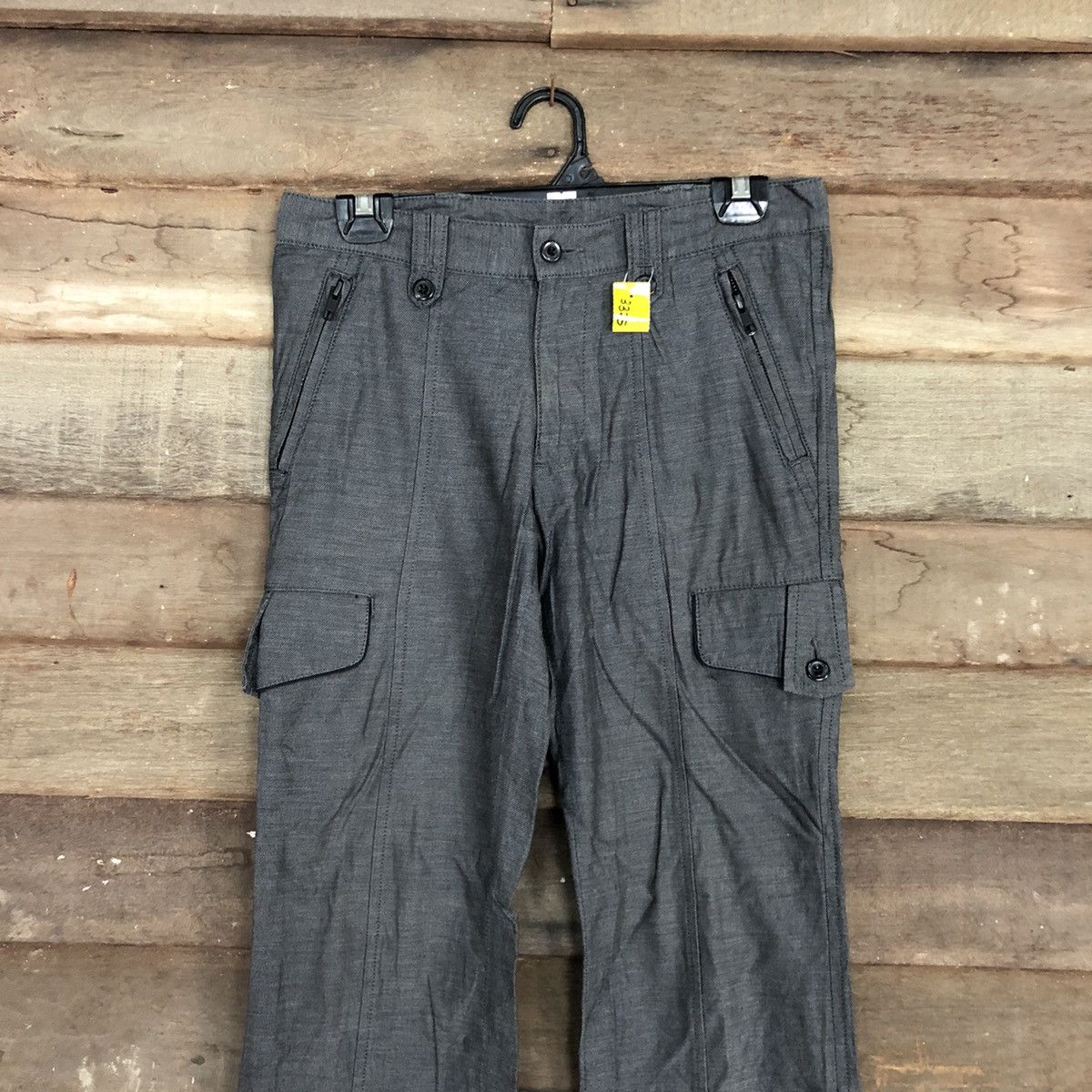 Japanese Brand High Street Grey Multipocket Cargo Pants #3325 Size US 29 - 2 Thumbnail