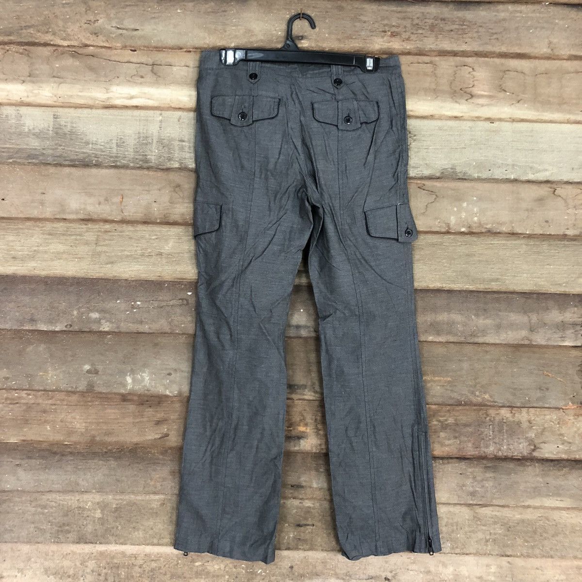 Japanese Brand High Street Grey Multipocket Cargo Pants #3325 Size US 29 - 9 Thumbnail