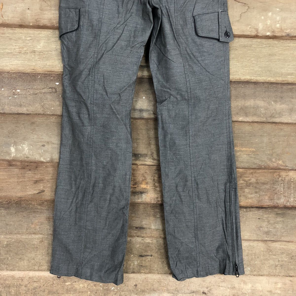 Japanese Brand High Street Grey Multipocket Cargo Pants #3325 Size US 29 - 11 Thumbnail