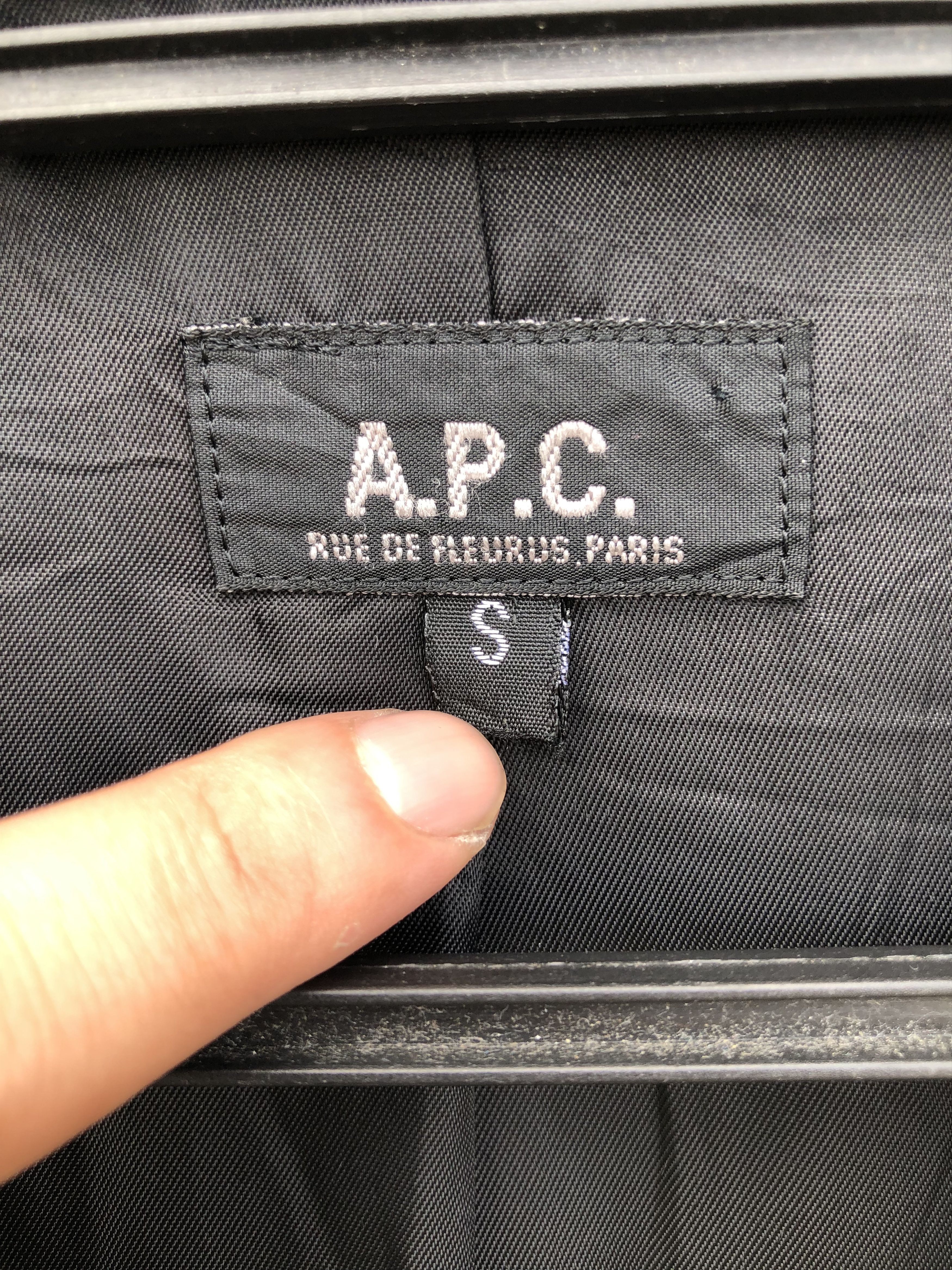 A.P.C. × Vintage VINTAGE MADE IN JAPAN A.P.C. VELVET SUEDE CHORE JACKET Size US S / EU 44-46 / 1 - 5 Thumbnail