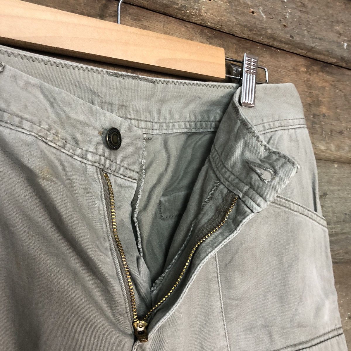 Japanese Brand × StraightFaded Japan Brown Multipocket Cargo Pants #3368 Size US 30 / EU 46 - 8 Thumbnail