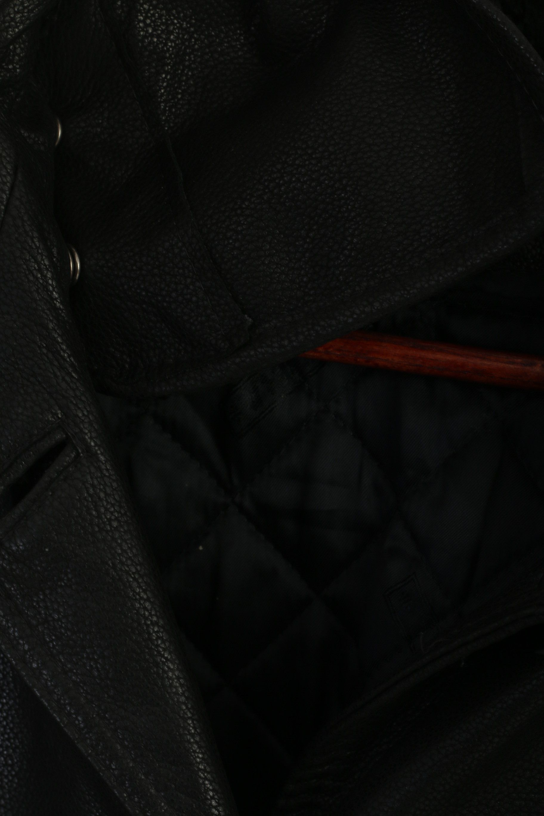 Vintage Metra Collection Women L Jacket Black Leather Vintage 2086 Size L / US 10 / IT 46 - 4 Thumbnail