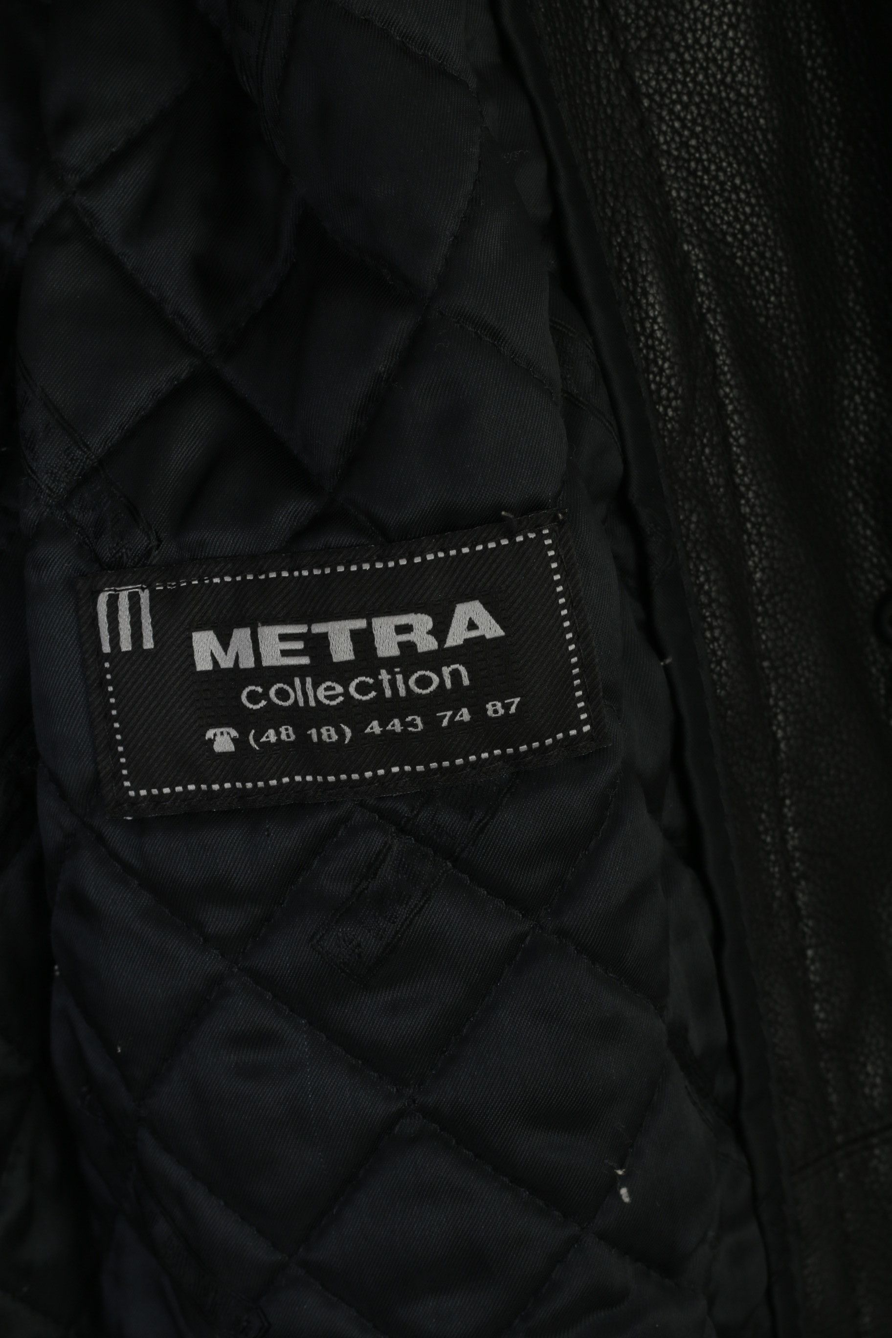 Vintage Metra Collection Women L Jacket Black Leather Vintage 2086 Size L / US 10 / IT 46 - 5 Thumbnail