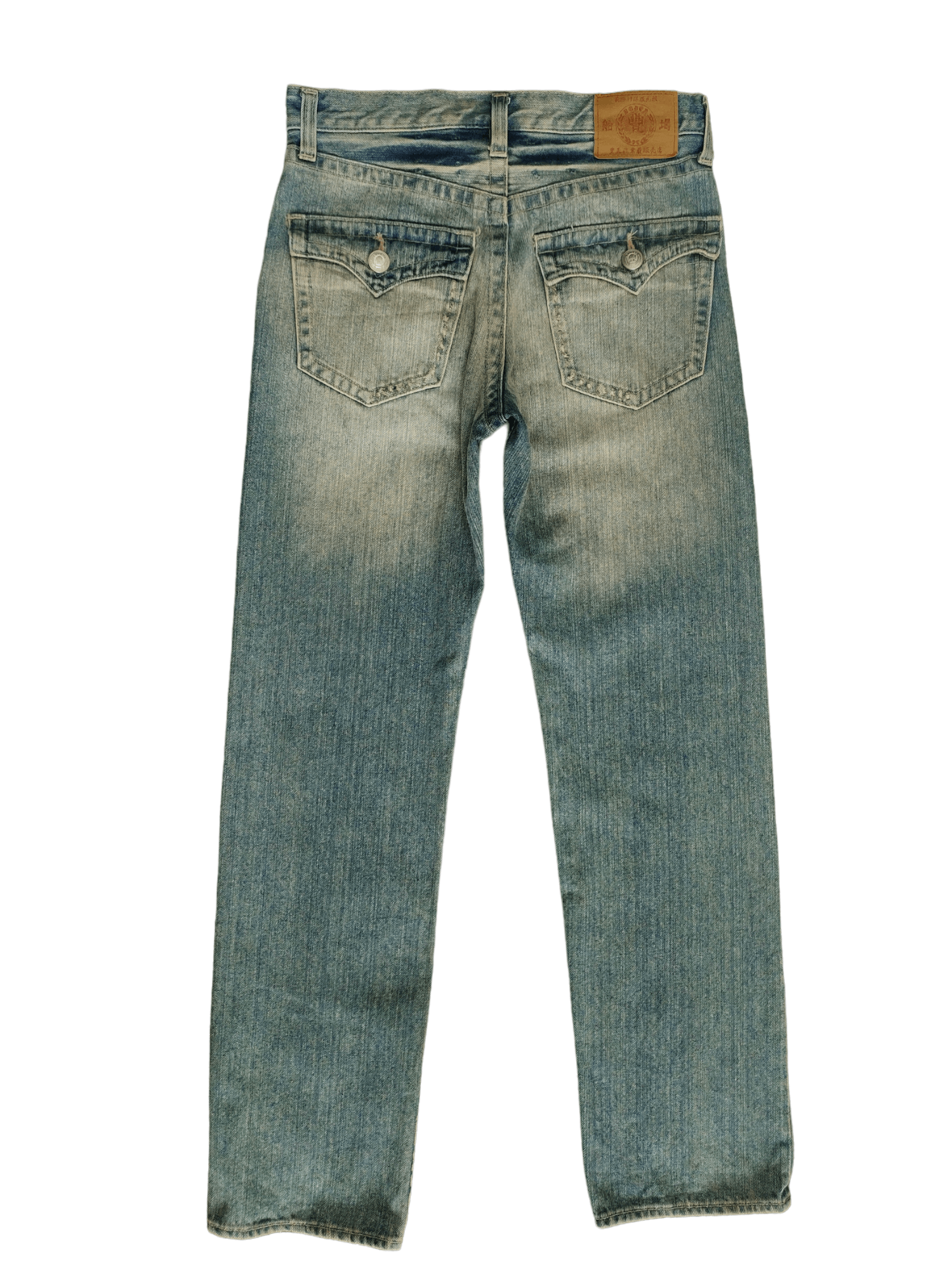 Karakuri Tamashii Japanese Skulls Print Jeans Sukajan Karakuri Tamashi Size US 31 - 8 Thumbnail