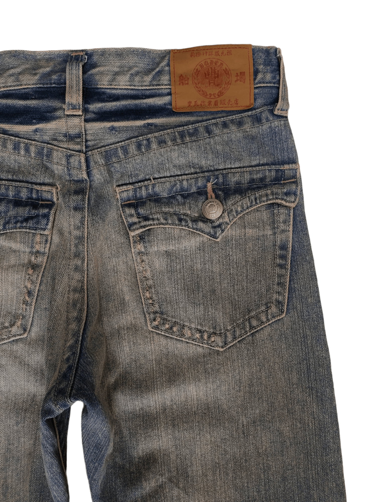 Karakuri Tamashii Japanese Skulls Print Jeans Sukajan Karakuri Tamashi Size US 31 - 10 Thumbnail