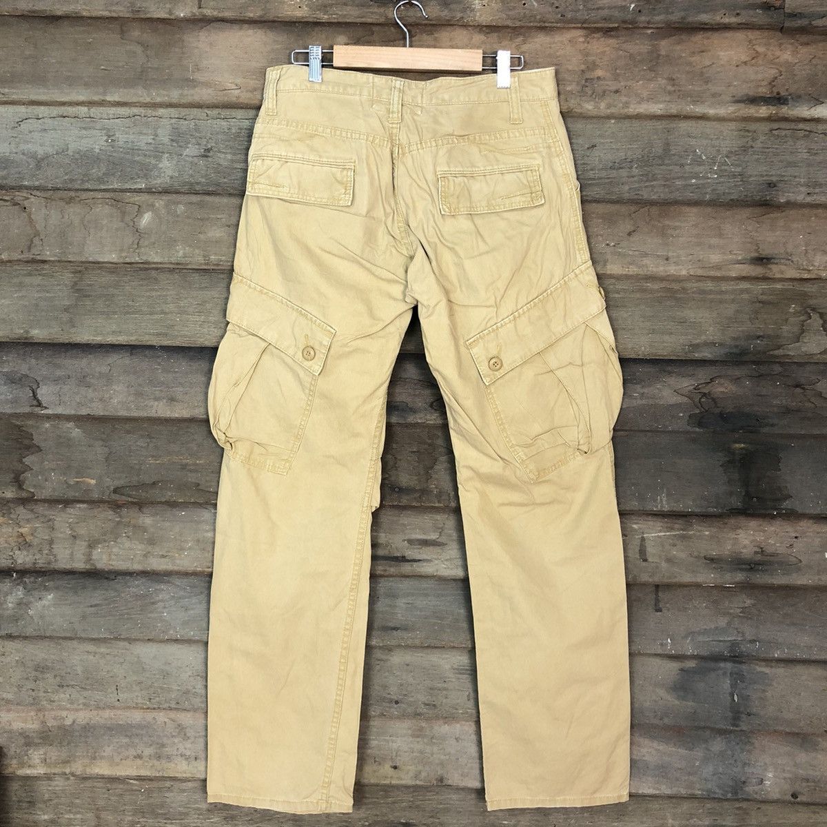Japanese Brand Famous Function Garmet Brown Multipocket Cargo Pants #3324 Size US 32 / EU 48 - 9 Thumbnail