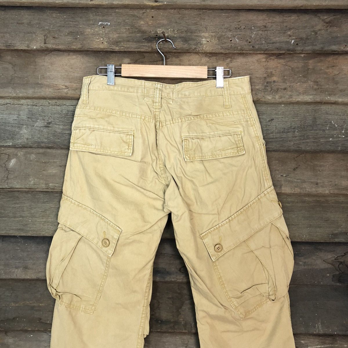 Japanese Brand Famous Function Garmet Brown Multipocket Cargo Pants #3324 Size US 32 / EU 48 - 10 Thumbnail