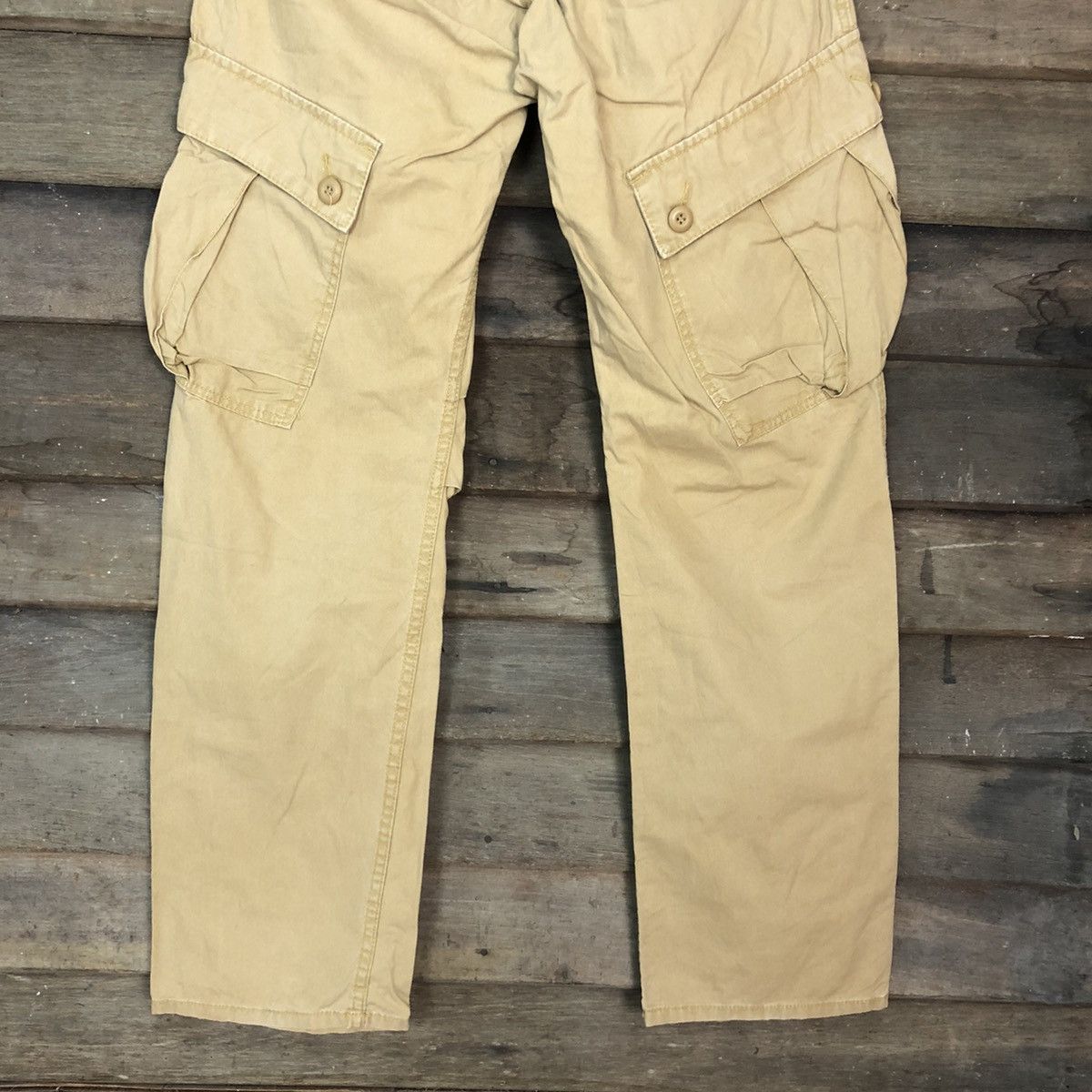 Japanese Brand Famous Function Garmet Brown Multipocket Cargo Pants #3324 Size US 32 / EU 48 - 11 Thumbnail