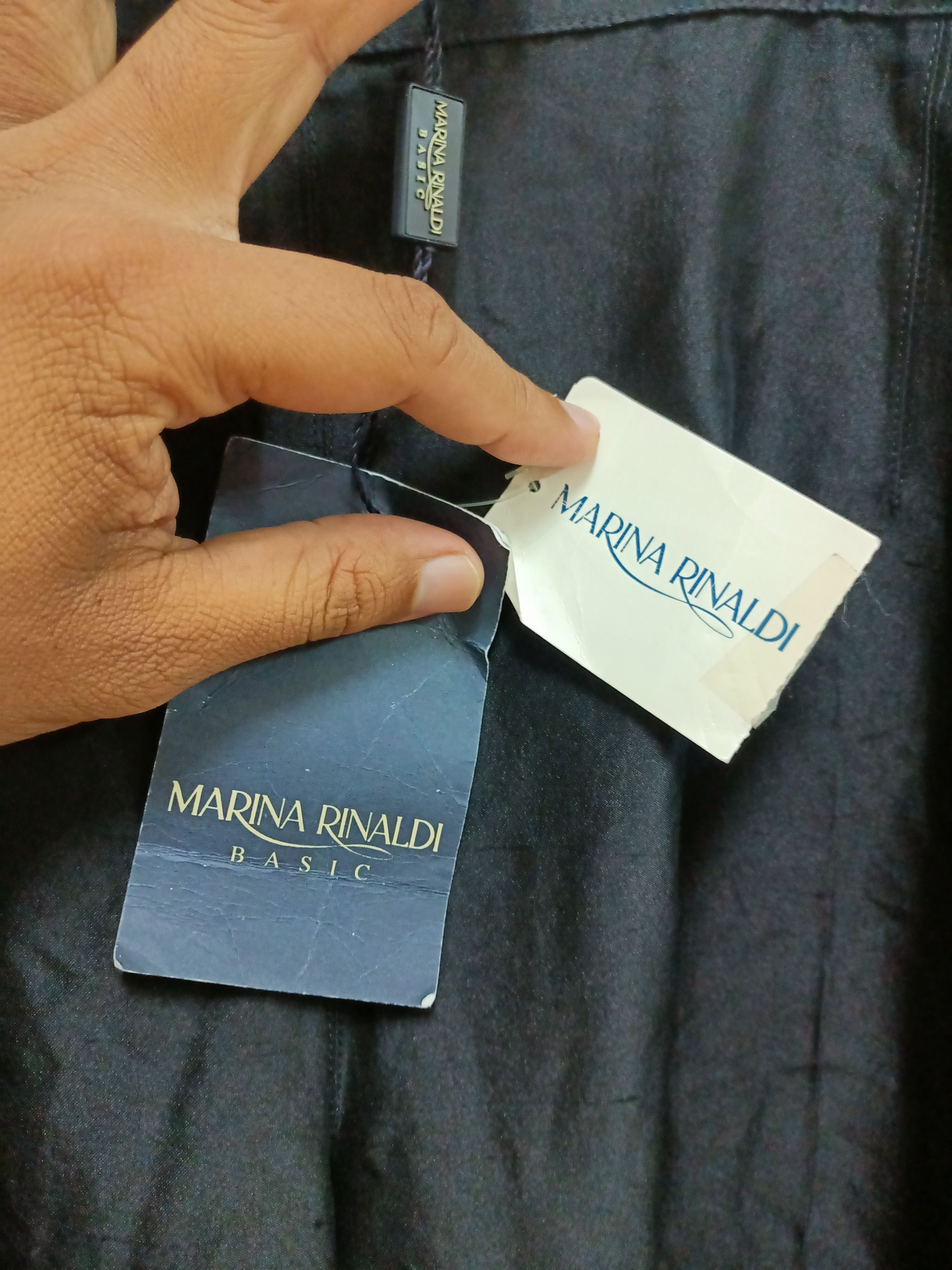 Designer Marina Rinaldi Basic Pant Made in Italy Size 35" - 3 Thumbnail