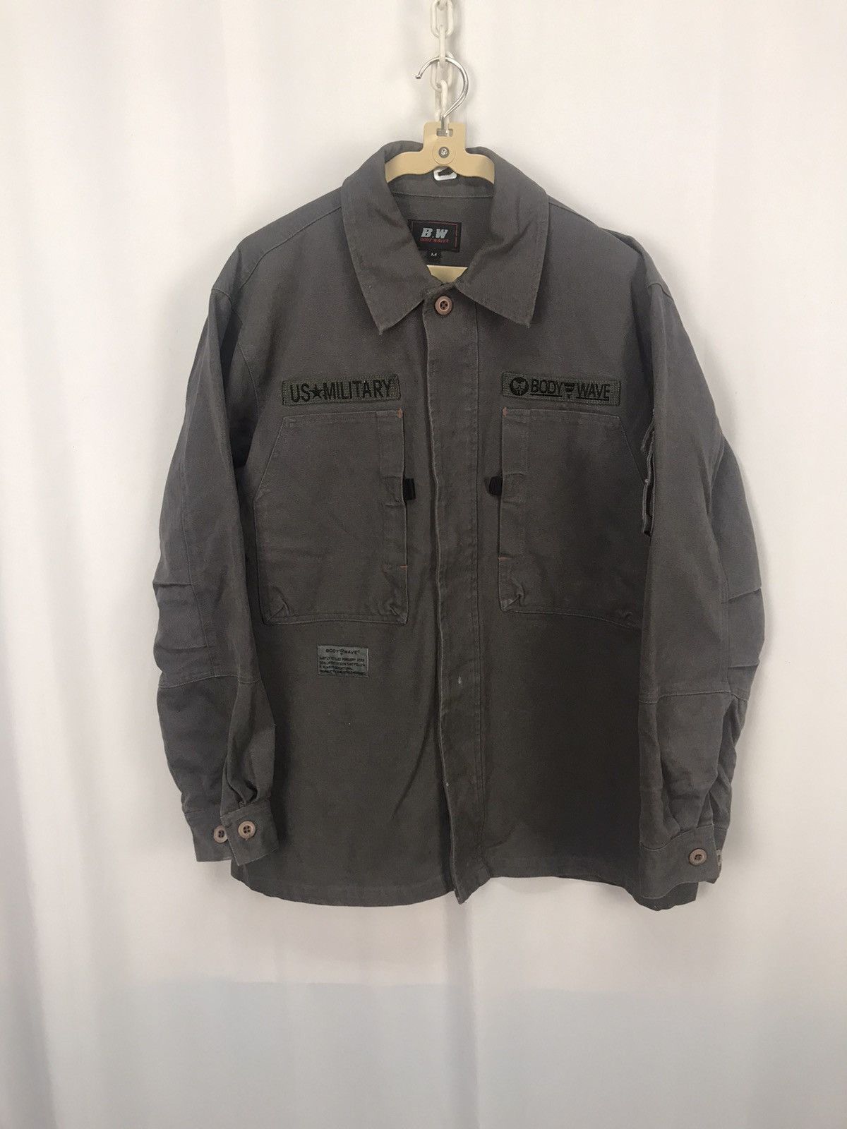 Other Us.military button up jacket with patches by body wave Size US M / EU 48-50 / 2 - 7 Thumbnail