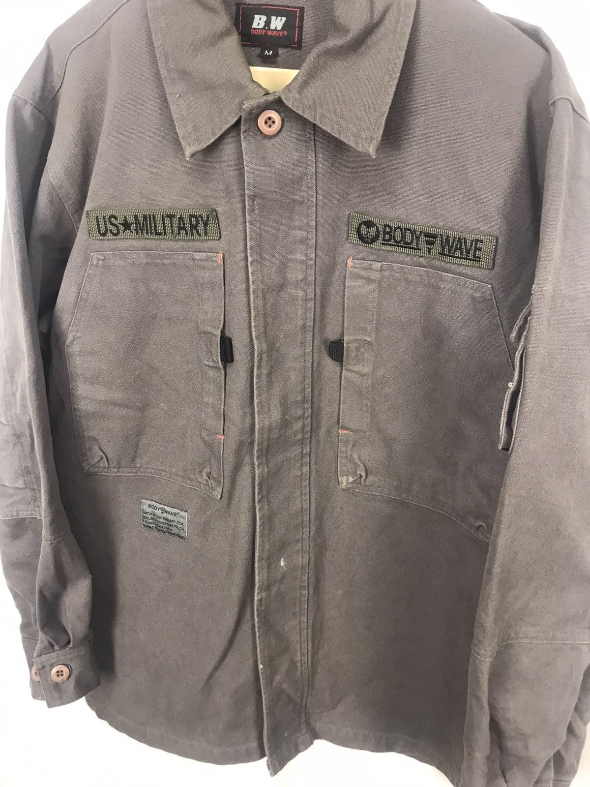 Other Us.military button up jacket with patches by body wave Size US M / EU 48-50 / 2 - 3 Thumbnail
