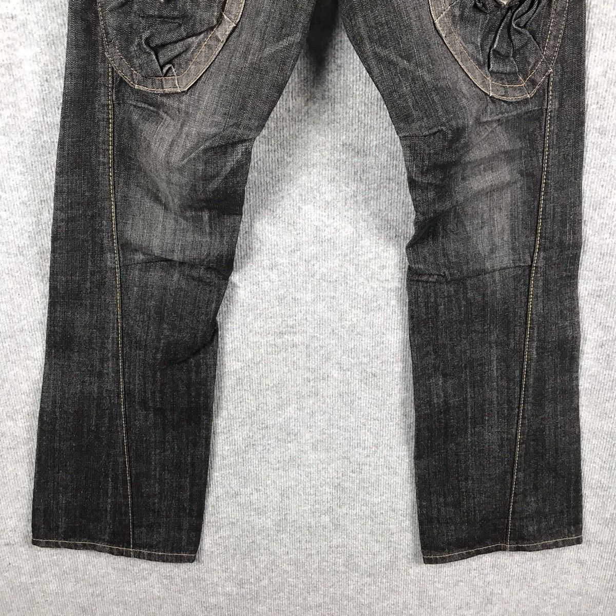 Designer × Japanese Brand 🐉BUSHPANT🐉EDWIN CARGO POCKET BOOTCUT DENIM PANTS Size US 28 / EU 44 - 3 Thumbnail