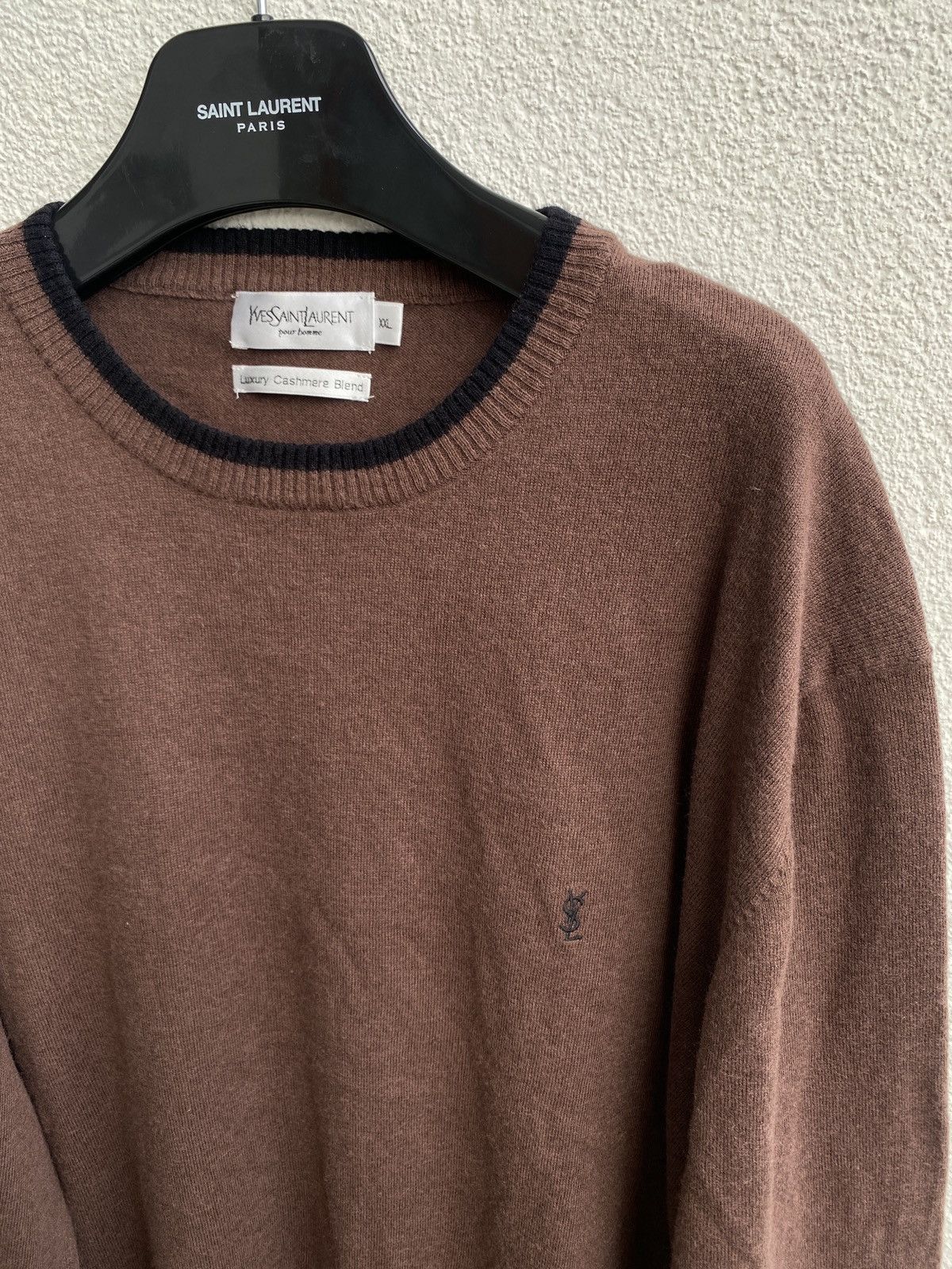 Yves Saint Laurent Cashmere YSL Sweater YSL Sweatshirt Size US XXL / EU 58 / 5 - 3 Thumbnail