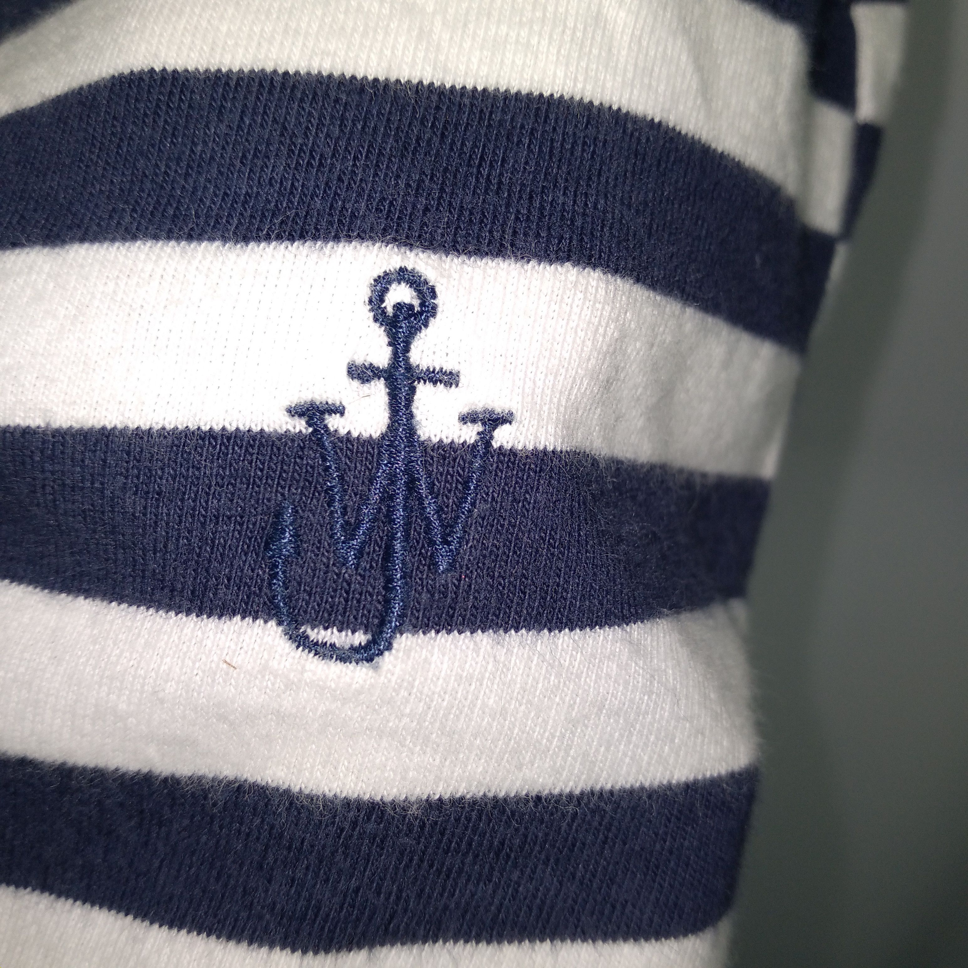 Designer × JW Anderson × Vintage J.W.Anderson Stripes Collaboration Uniqlo Designer Tee Size US L / EU 52-54 / 3 - 6 Thumbnail